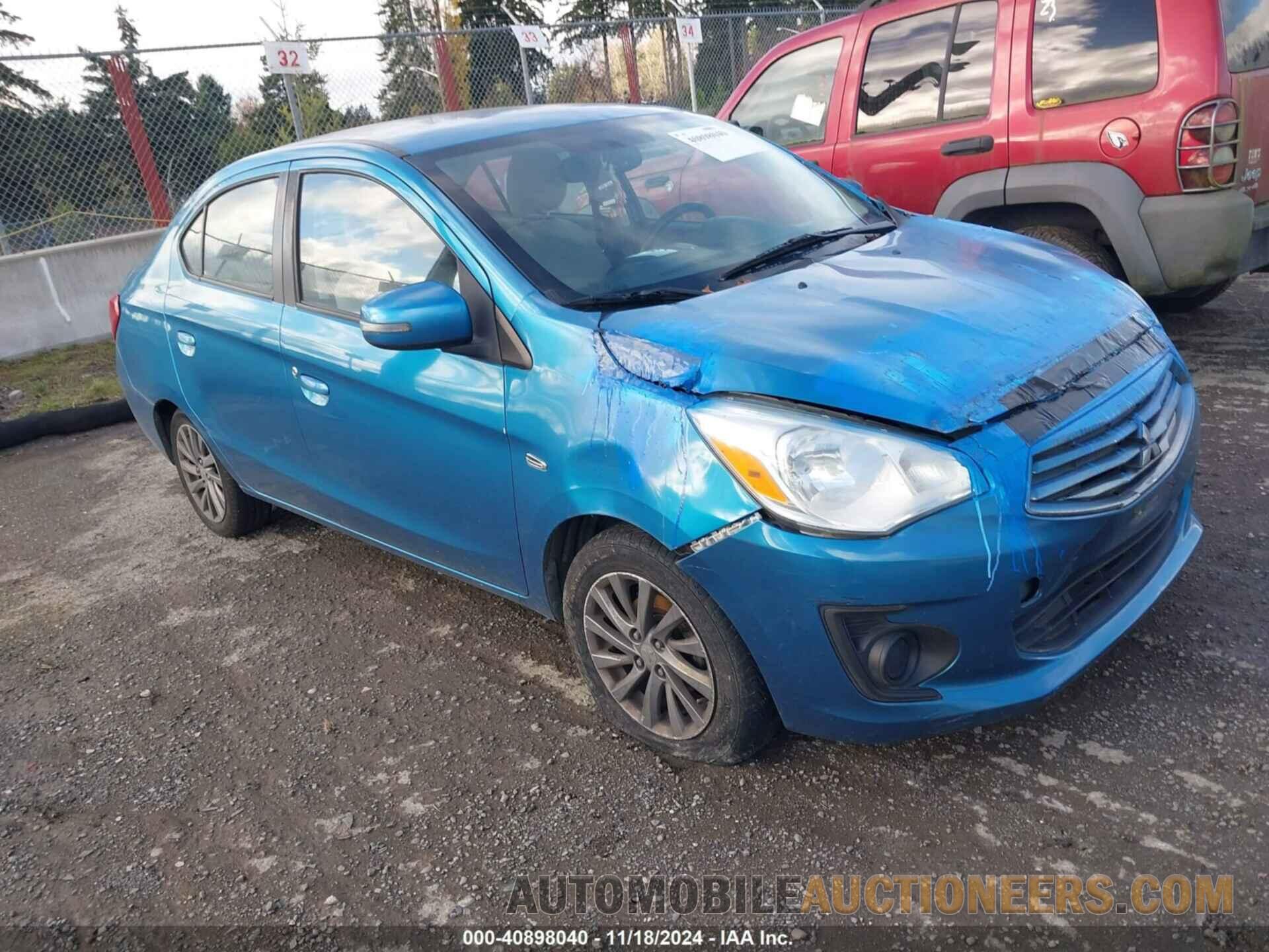 ML32F4FJ9HHF17038 MITSUBISHI MIRAGE G4 2017