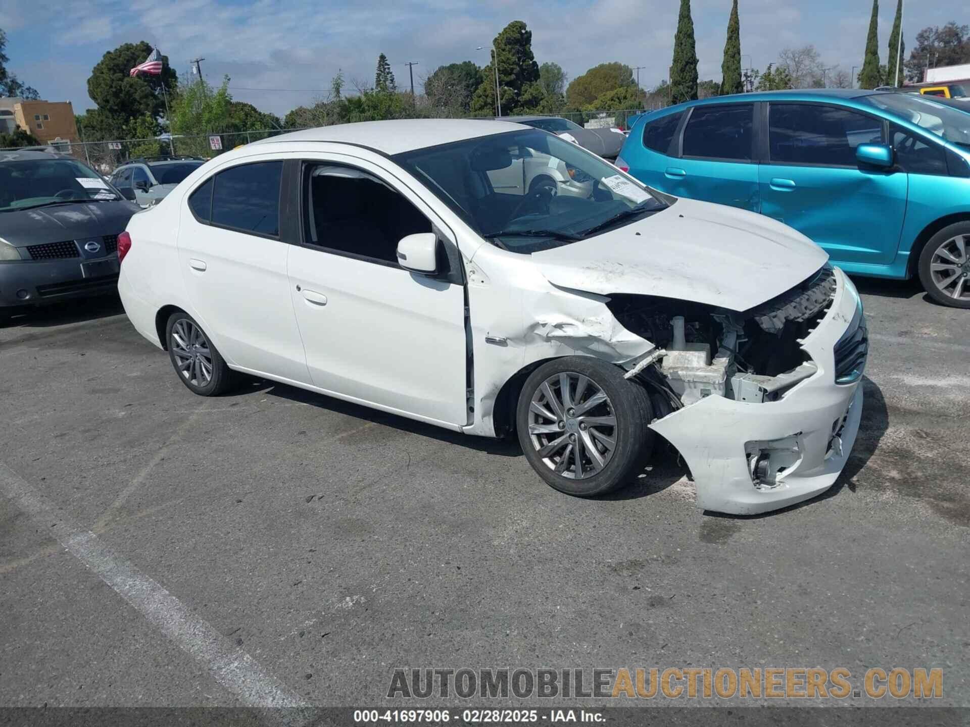 ML32F4FJ9JHF15067 MITSUBISHI MIRAGE G4 2018