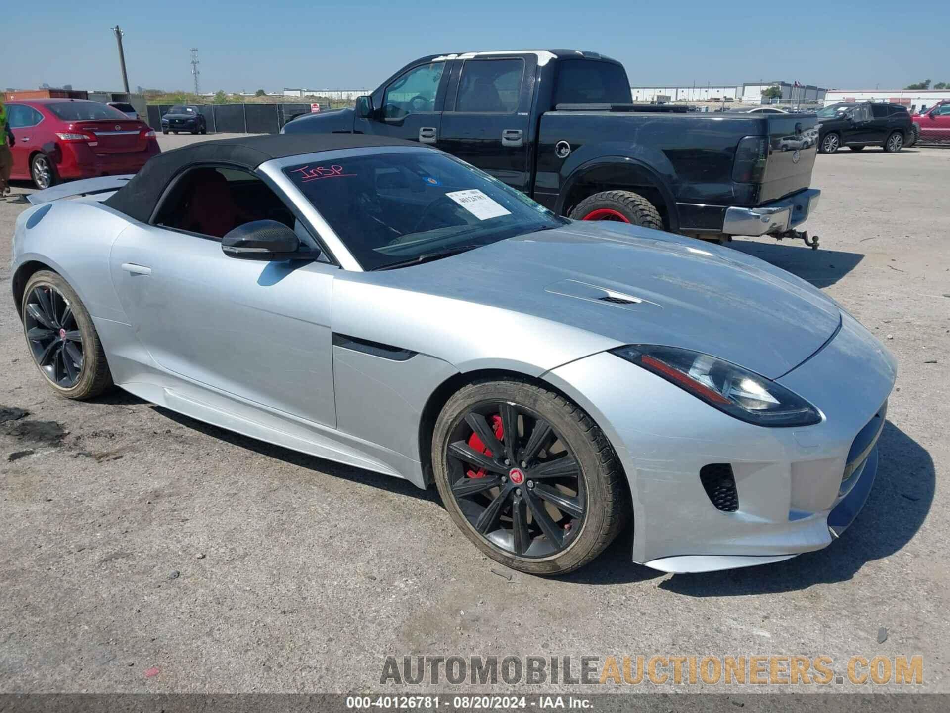 SAJWJ6FV7G8K31701 JAGUAR F-TYPE 2016