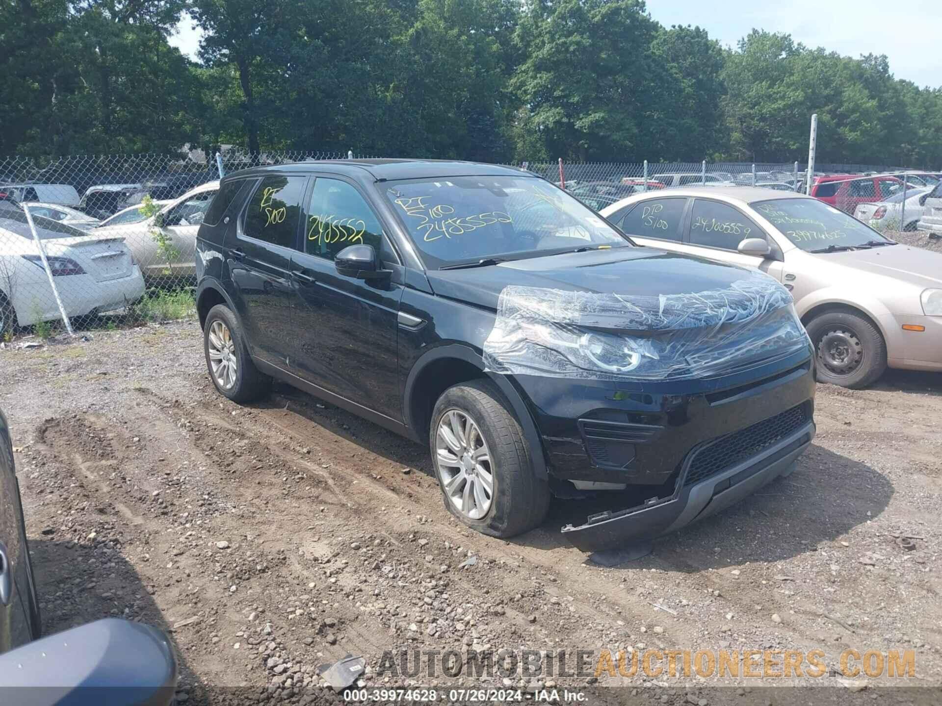 SALCP2BG0HH668630 LAND ROVER DISCOVERY SPORT 2017