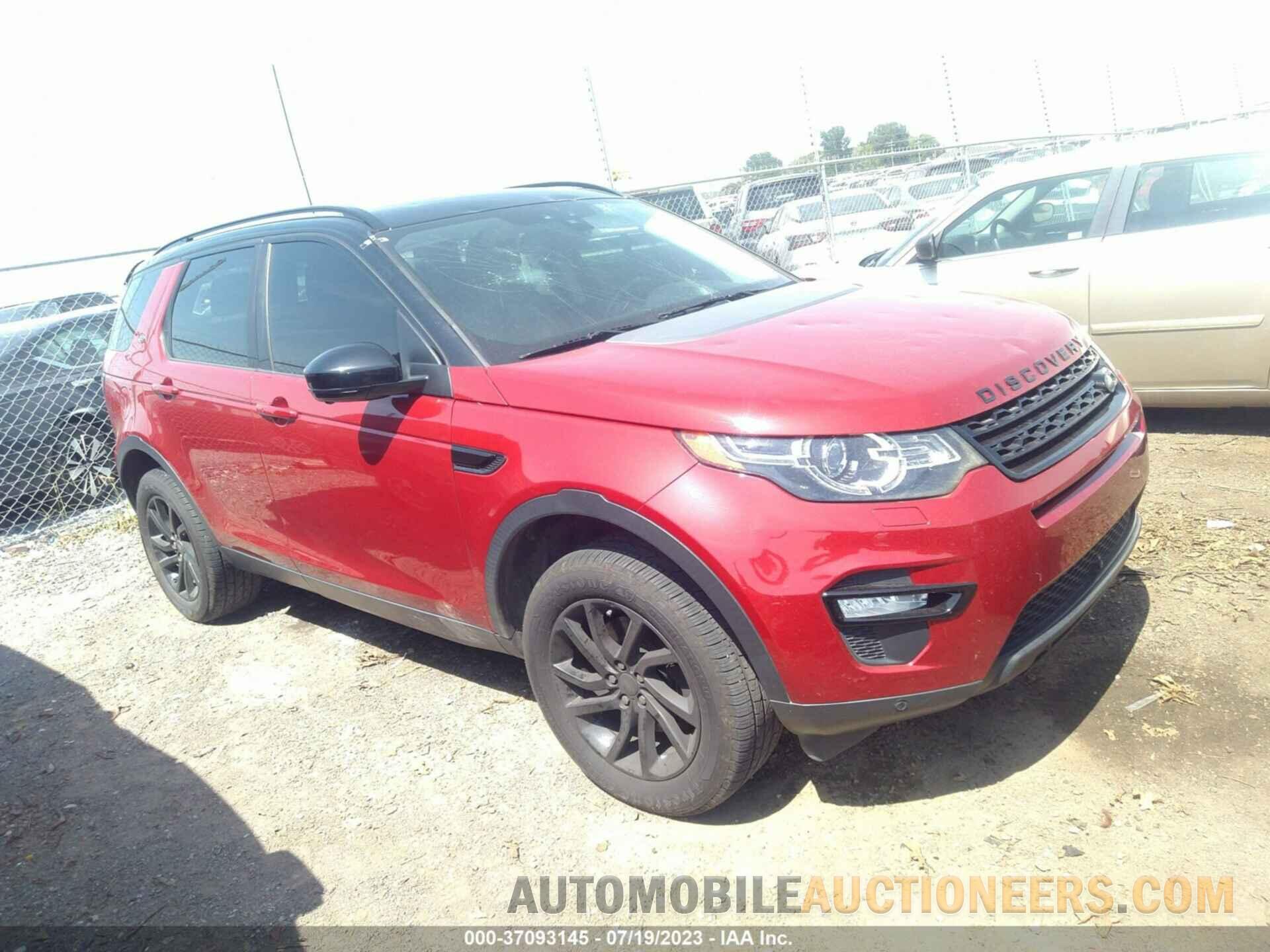 SALCR2BG2GH625836 LAND ROVER DISCOVERY SPORT 2016