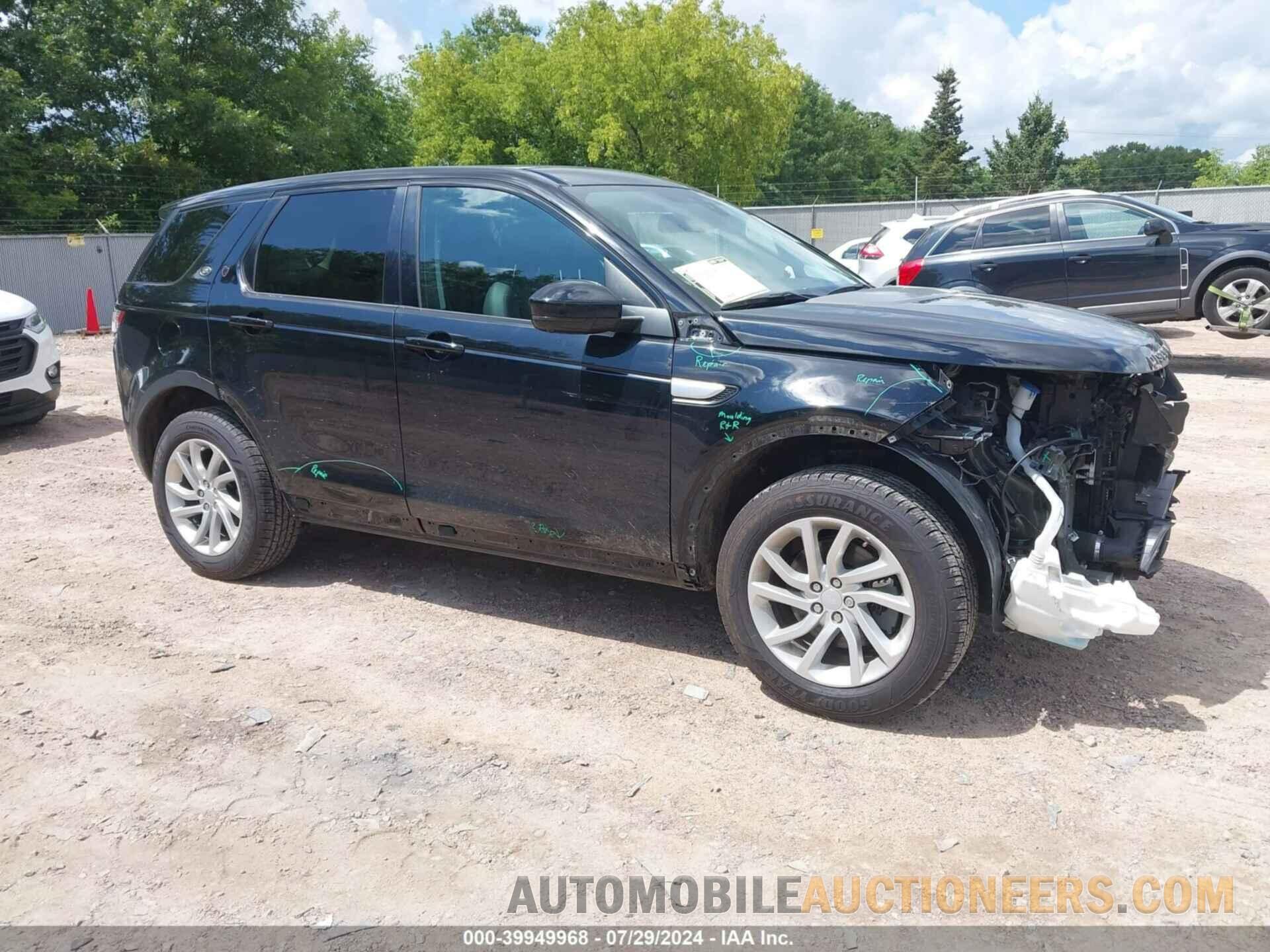 SALCR2BG3HH674173 LAND ROVER DISCOVERY SPORT 2017