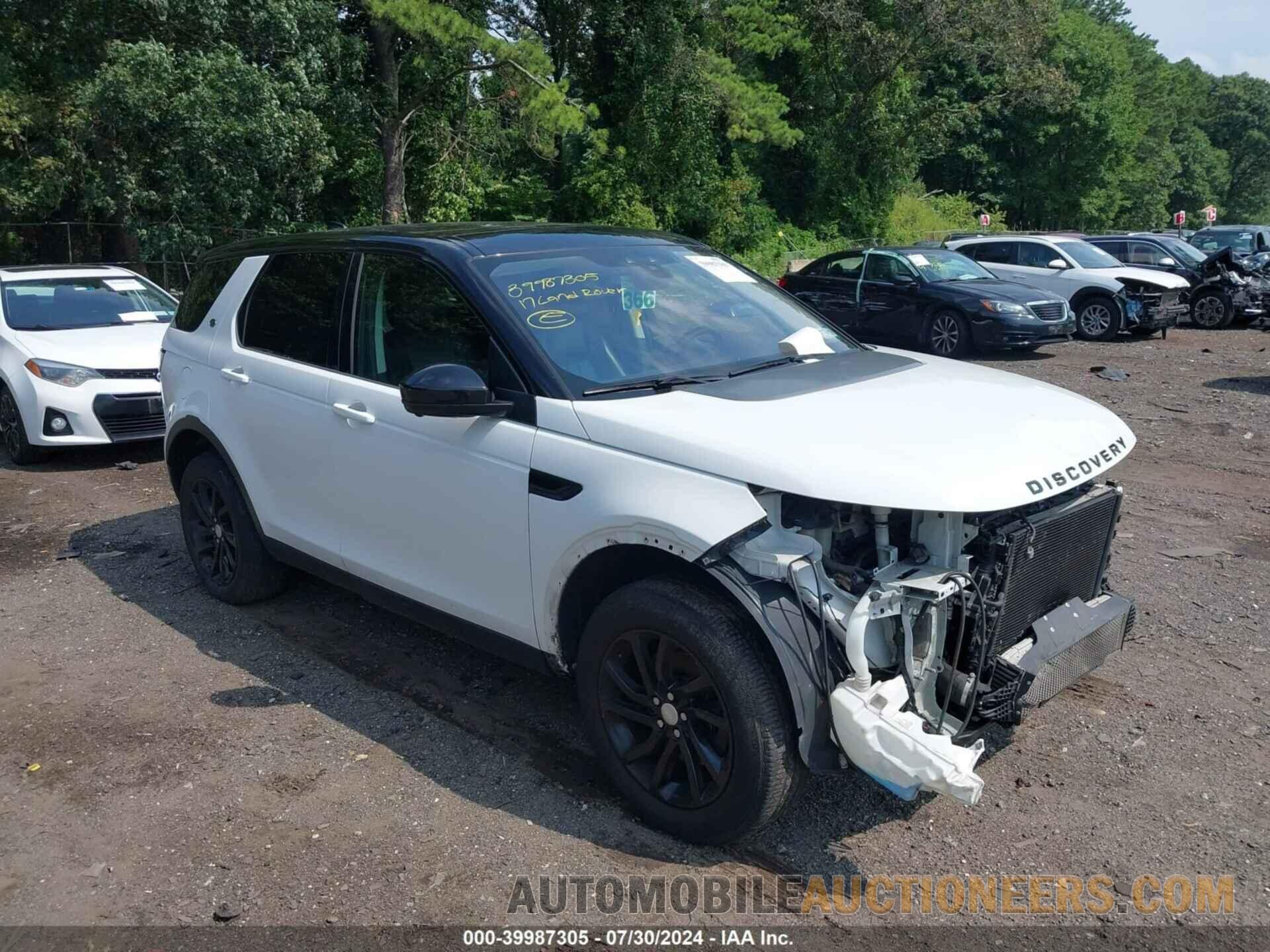 SALCR2BG8HH703070 LAND ROVER DISCOVERY SPORT 2017