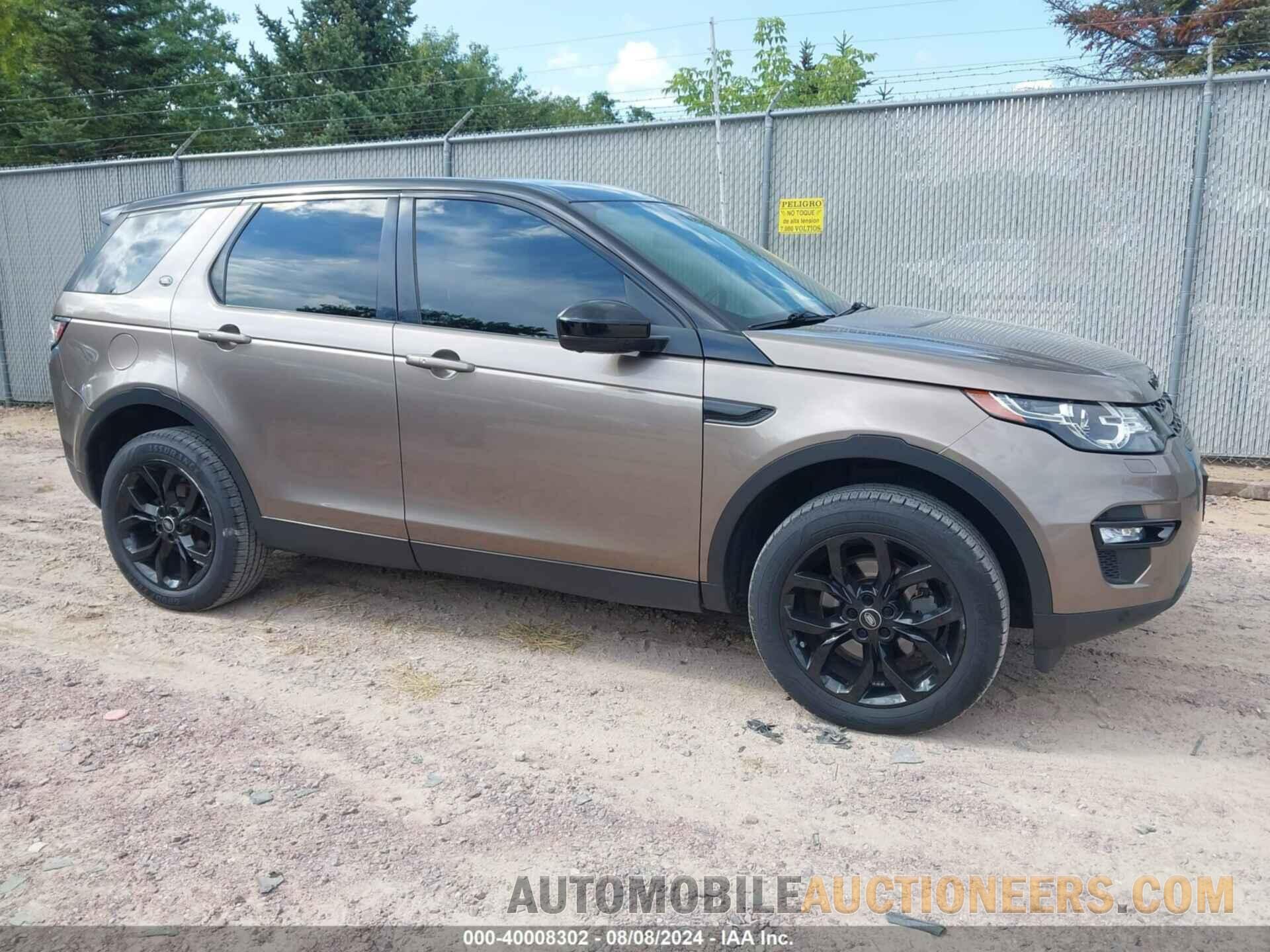 SALCR2BG9GH591183 LAND ROVER DISCOVERY SPORT 2016