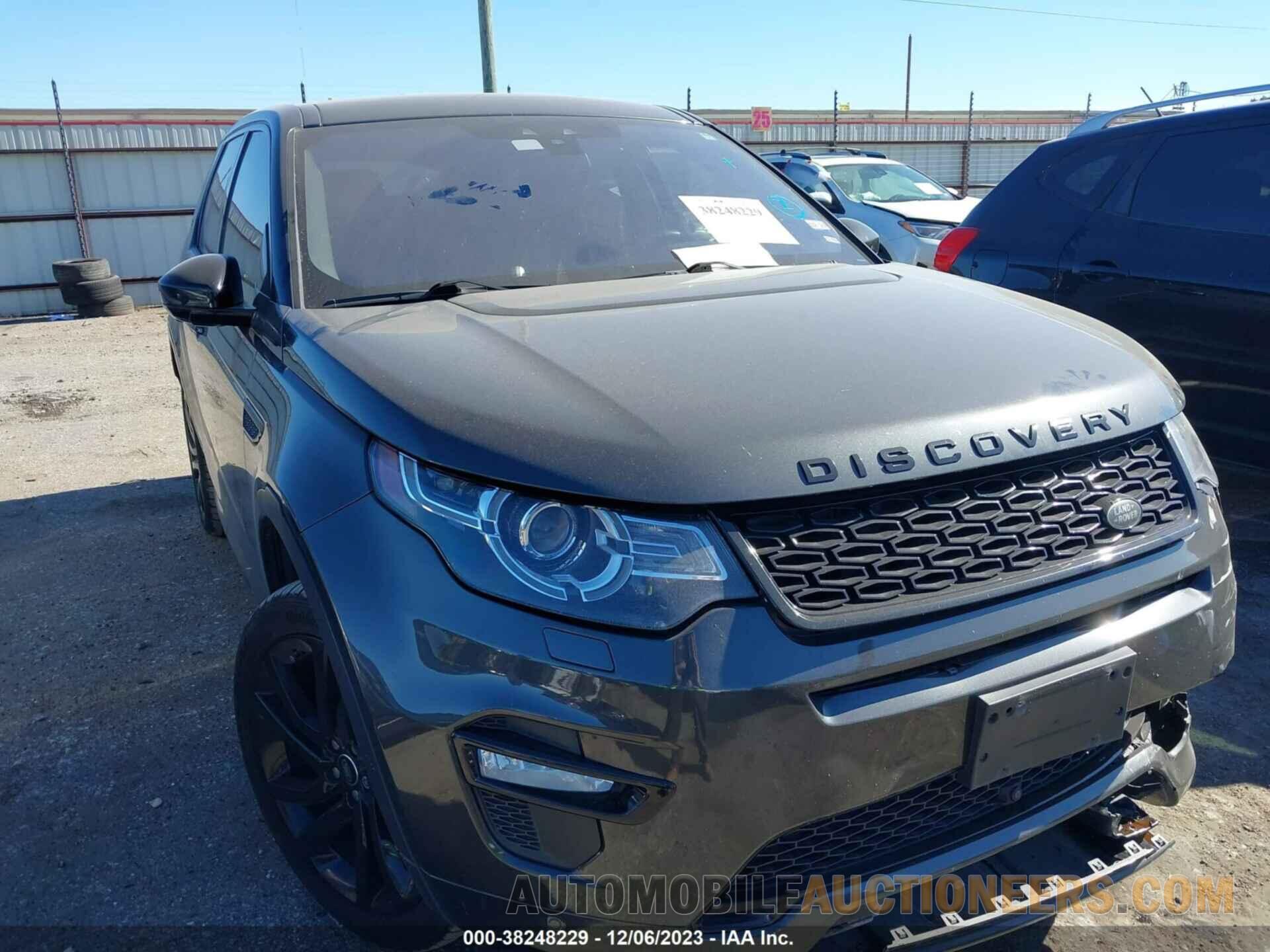 SALCR2BG9HH663257 LAND ROVER DISCOVERY SPORT 2017