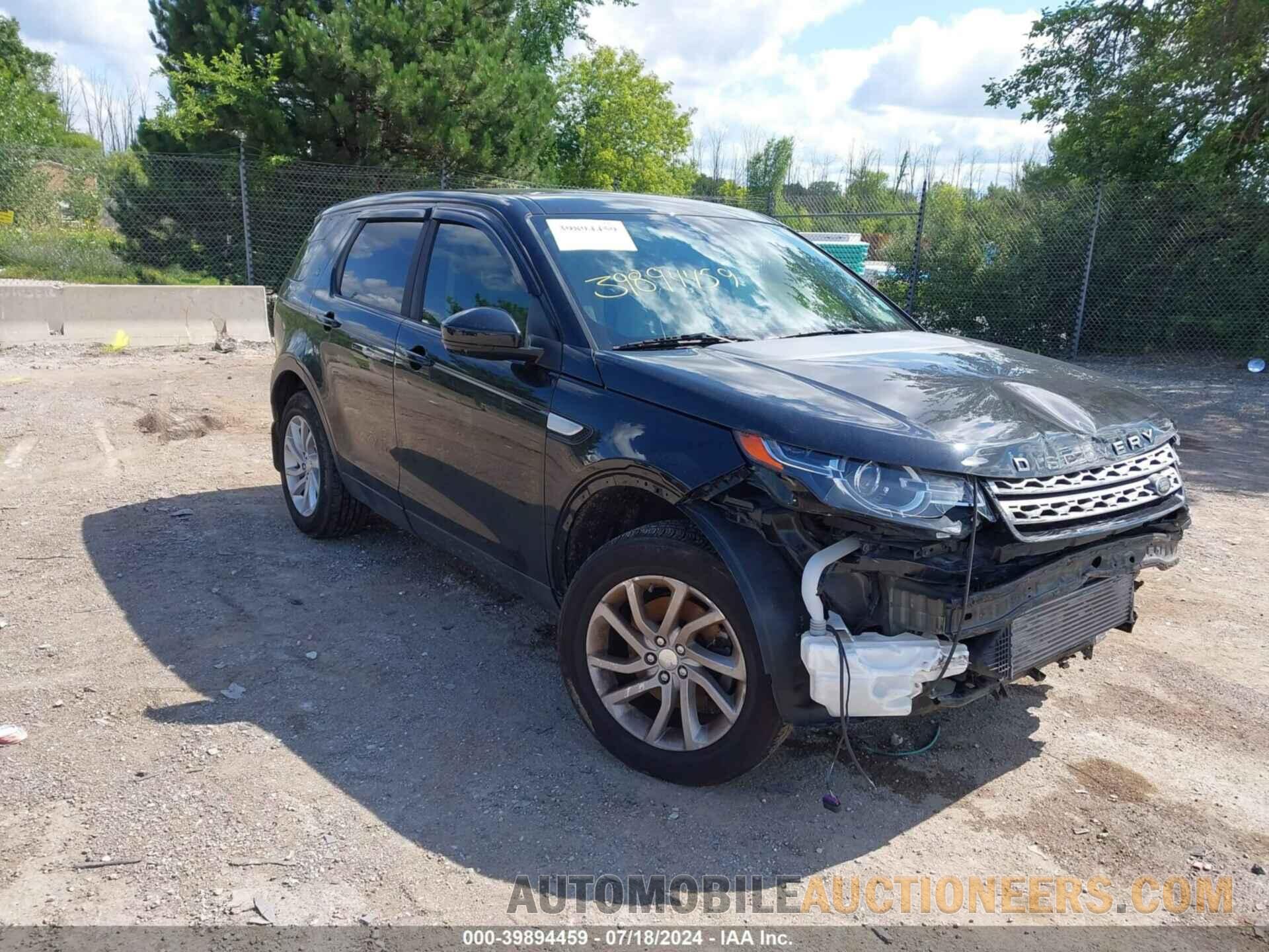 SALCR2BGXGH578426 LAND ROVER DISCOVERY SPORT 2016