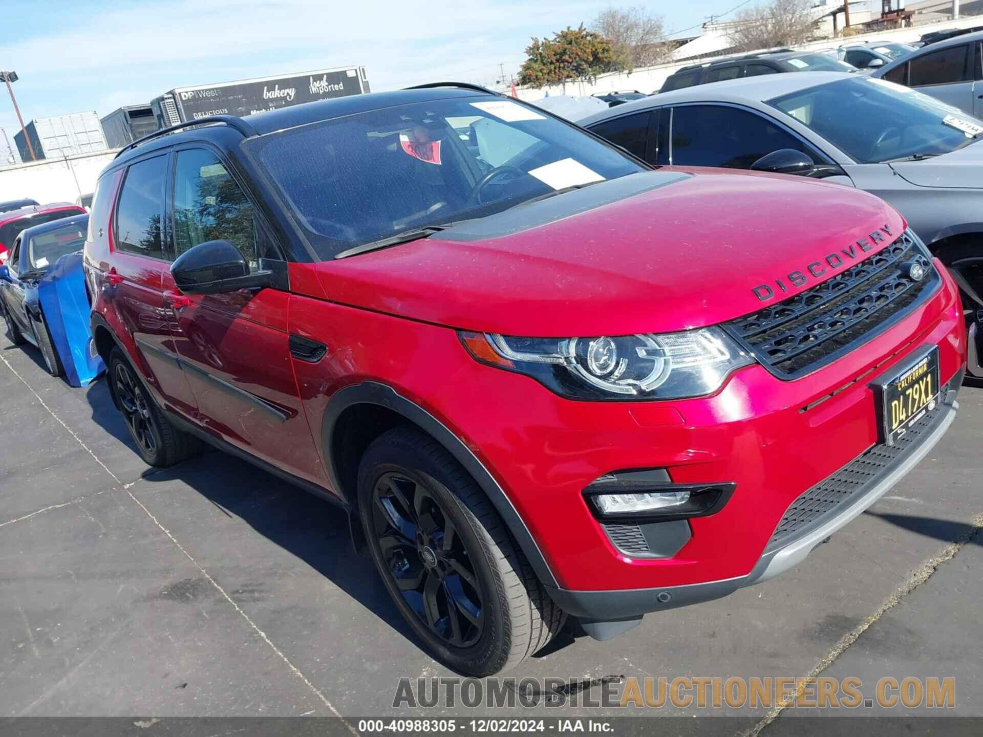 SALCR2FX0KH813001 LAND ROVER DISCOVERY SPORT 2019