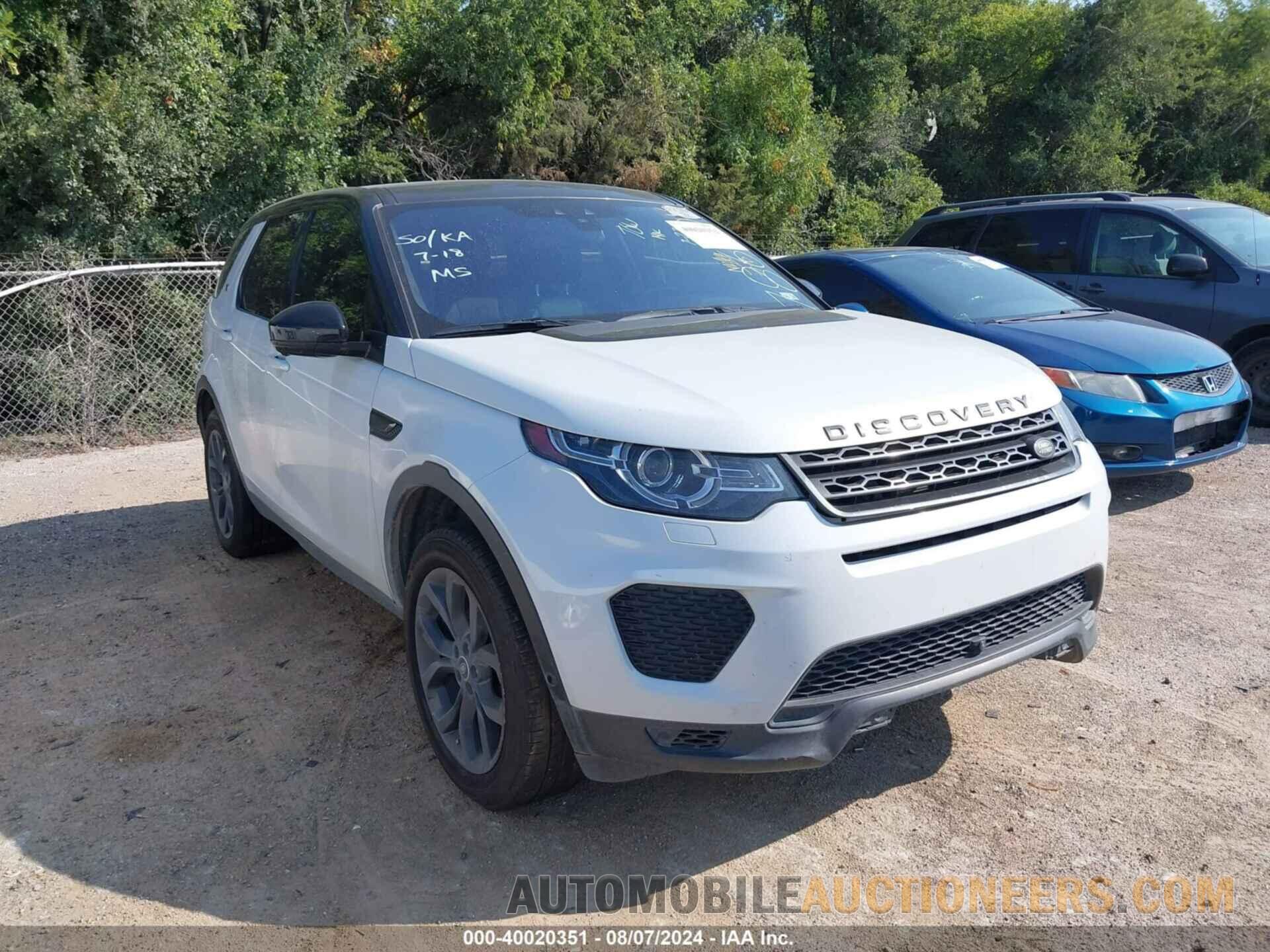 SALCR2FX6KH786404 LAND ROVER DISCOVERY SPORT 2019