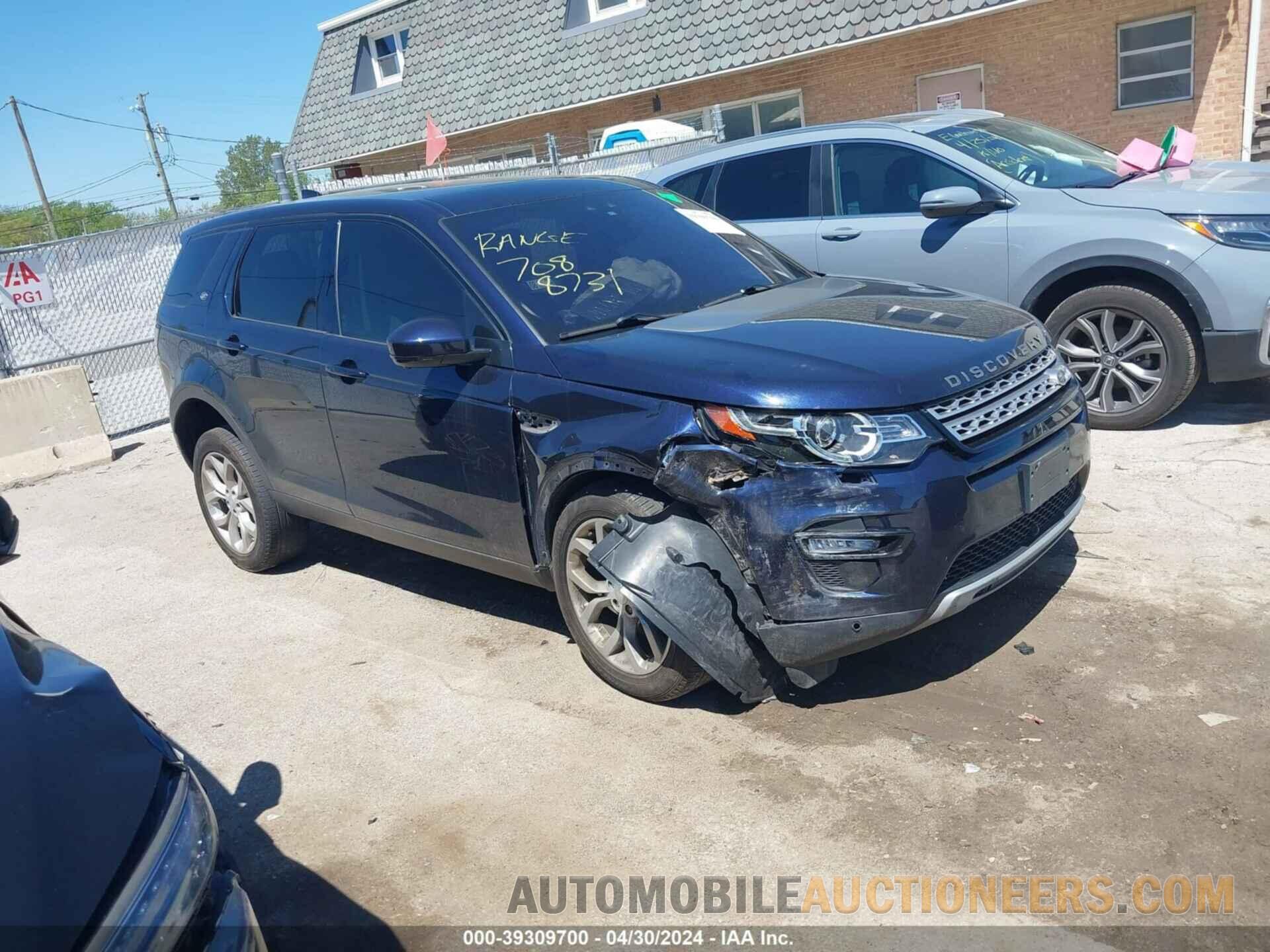 SALCR2FX8KH799588 LAND ROVER DISCOVERY SPORT 2019