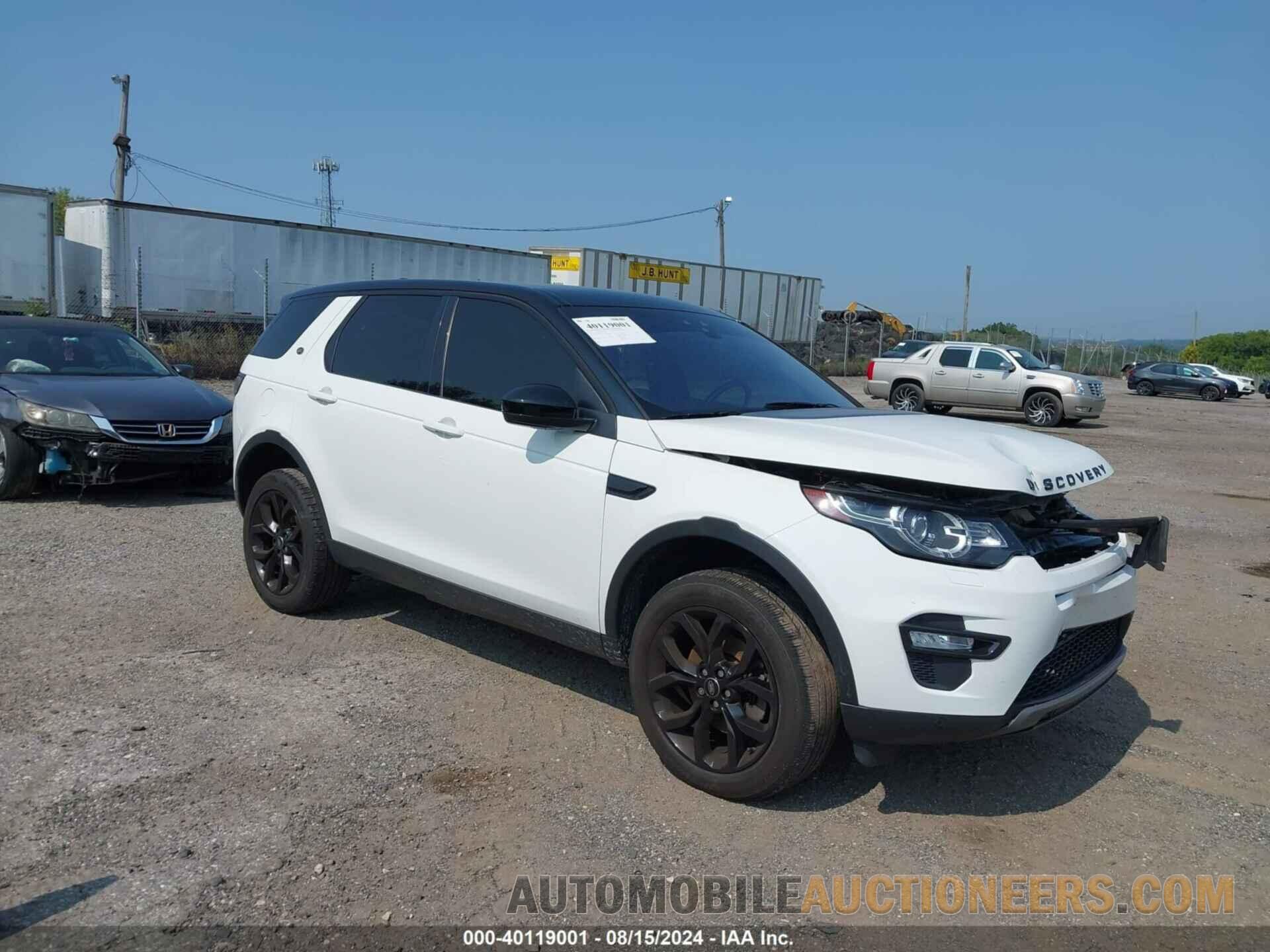 SALCR2FX9KH787563 LAND ROVER DISCOVERY SPORT 2019