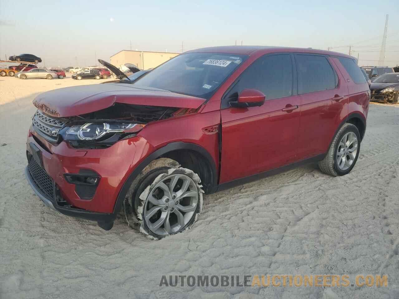 SALCR2FXXKH782596 LAND ROVER DISCOVERY 2019