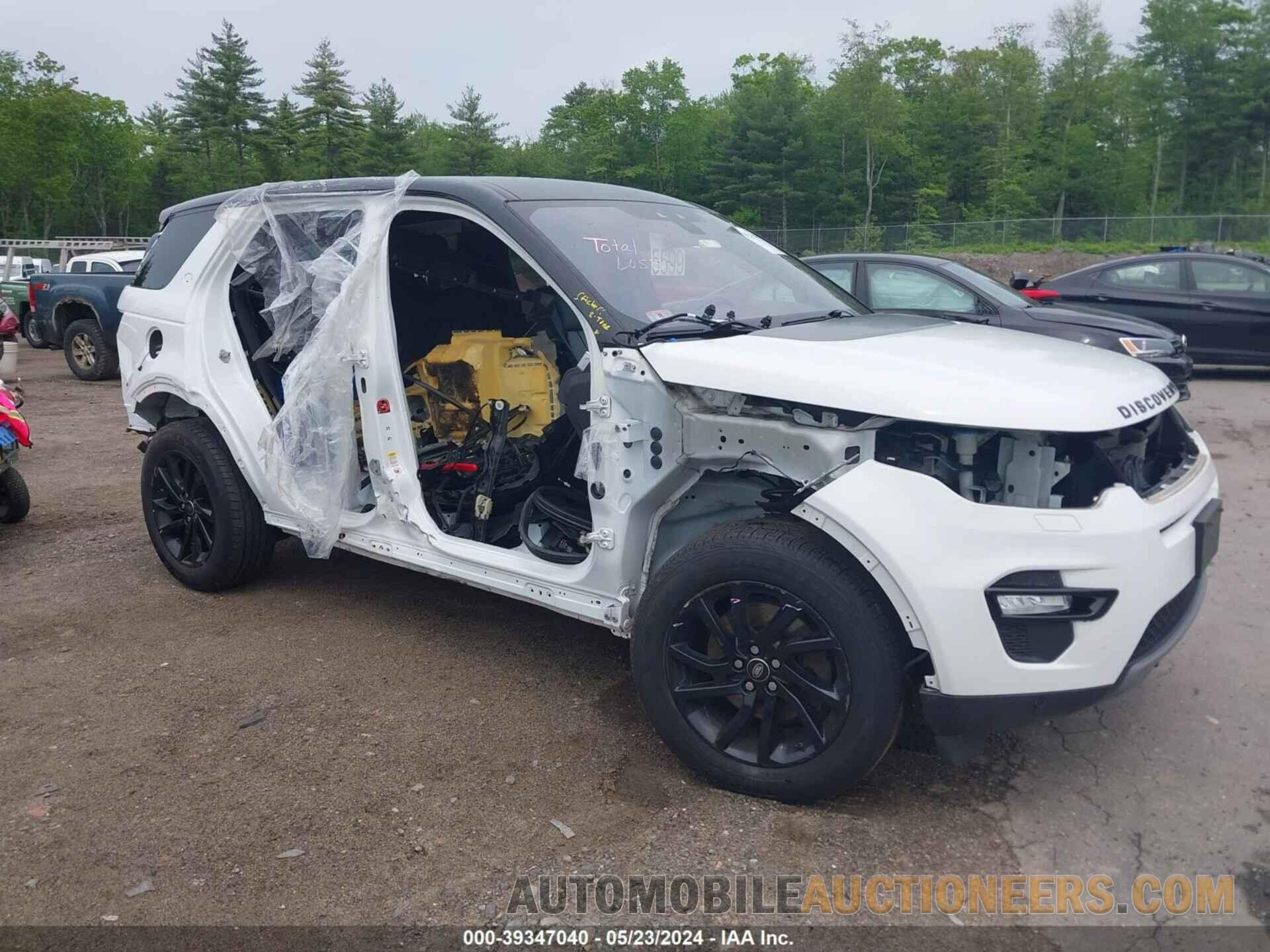 SALCR2FXXKH809621 LAND ROVER DISCOVERY SPORT 2019