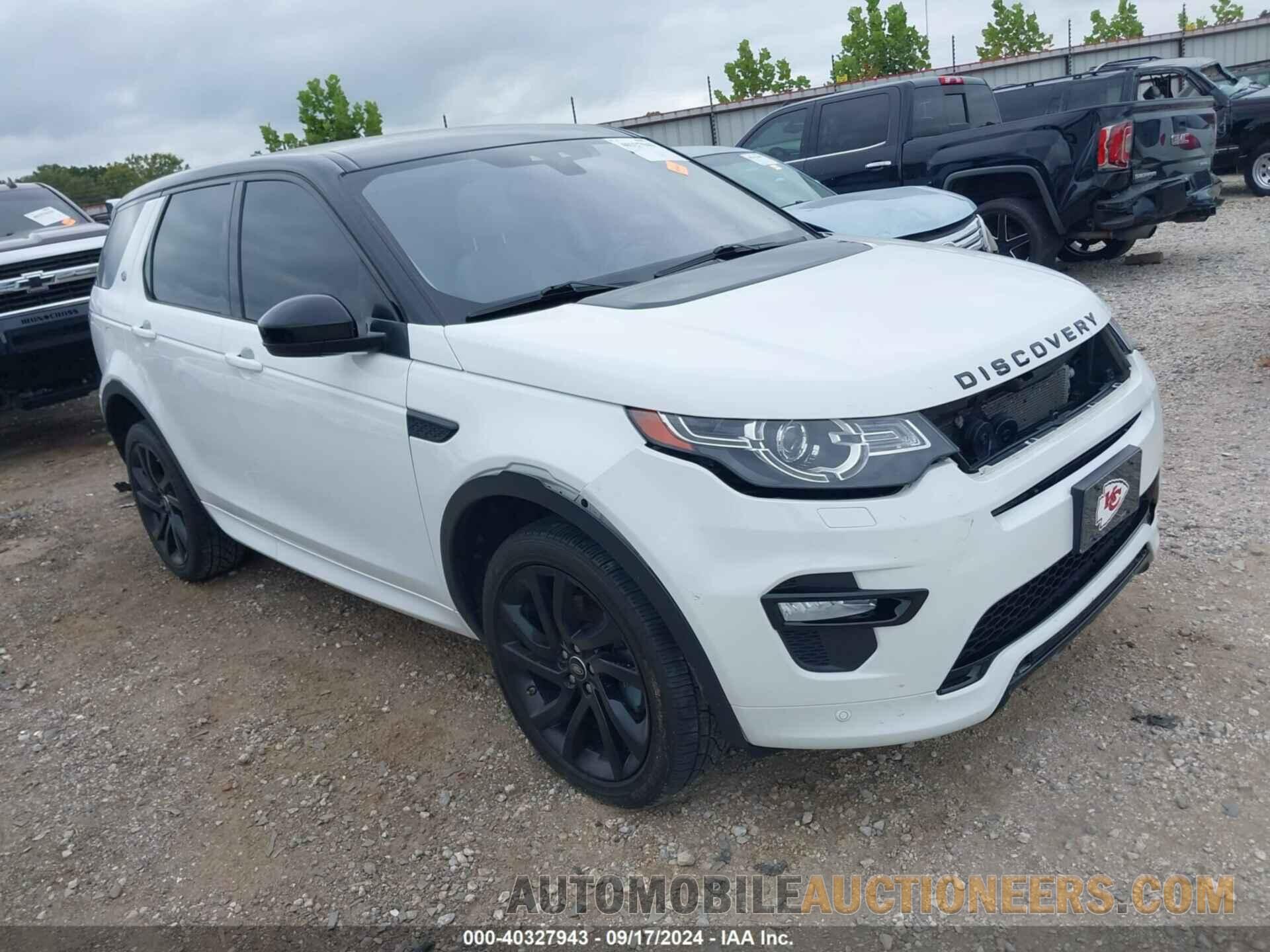 SALCR2RX5JH772634 LAND ROVER DISCOVERY SPORT 2018