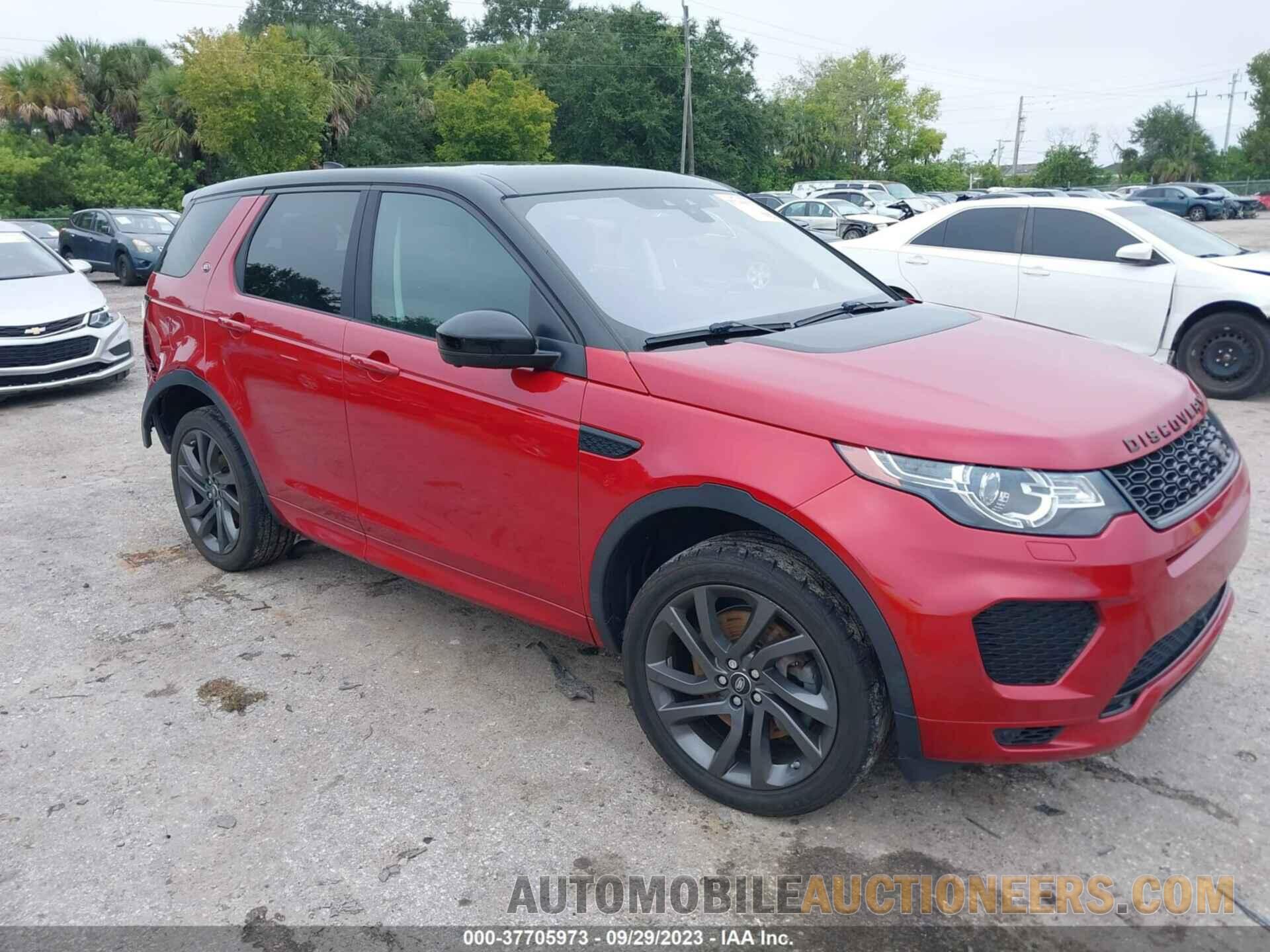 SALCR2SX4JH745869 LAND ROVER DISCOVERY SPORT 2018