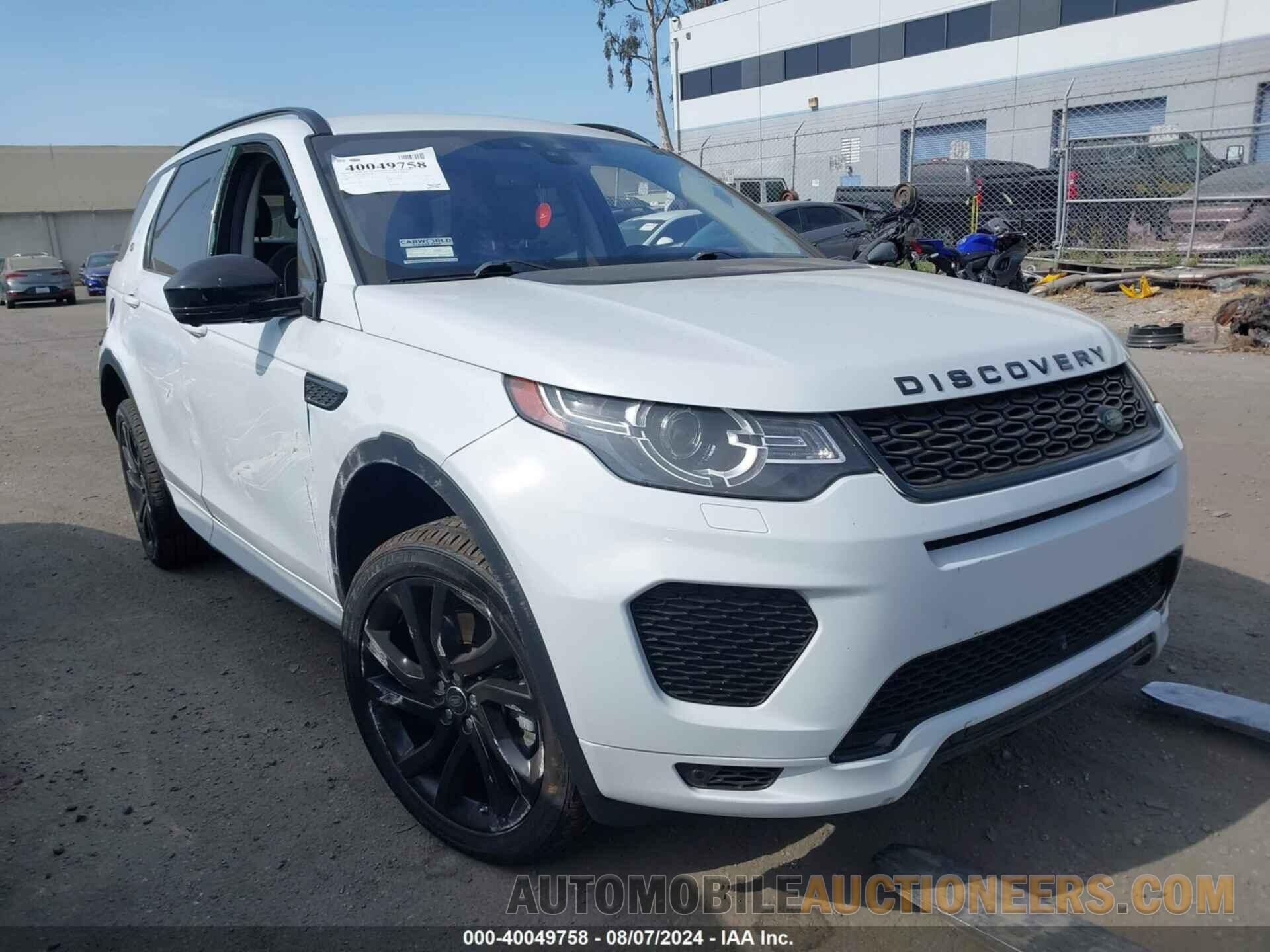 SALCR2SX9JH728131 LAND ROVER DISCOVERY SPORT 2018