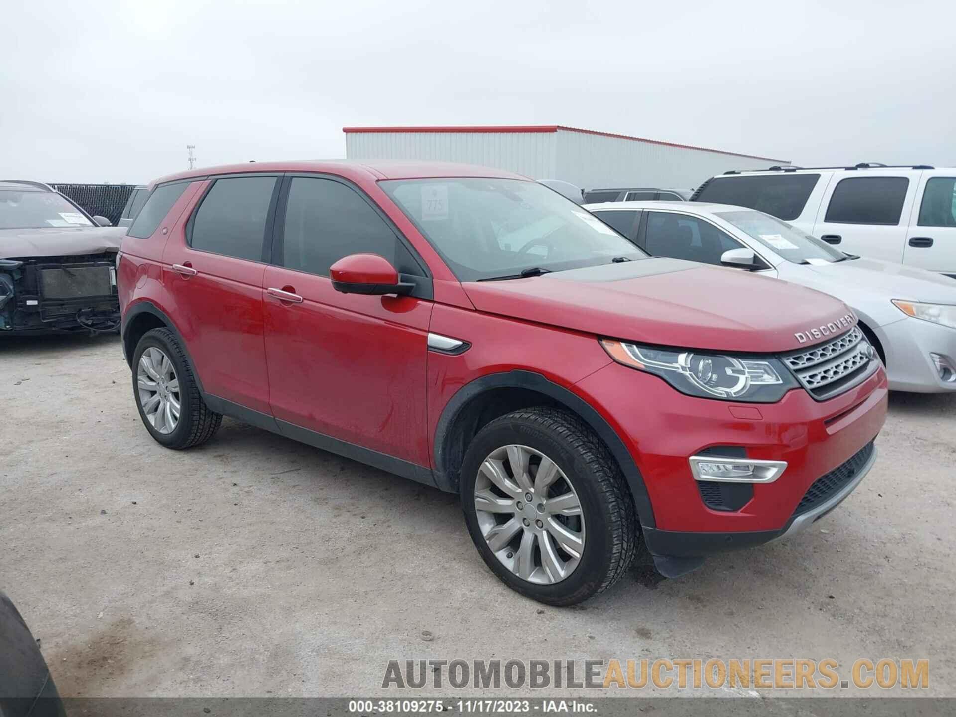 SALCT2BG1GH600153 LAND ROVER DISCOVERY SPORT 2016