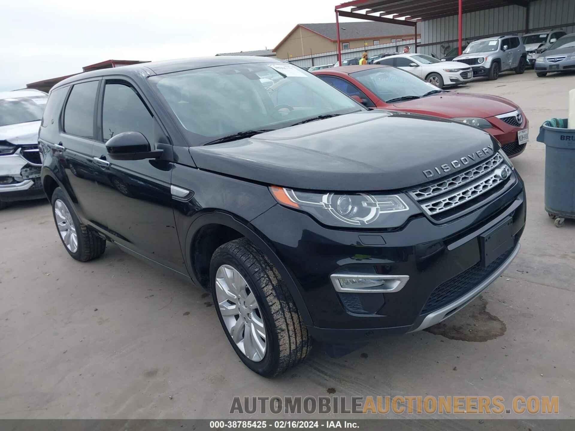 SALCT2BG2GH548533 LAND ROVER DISCOVERY SPORT 2016