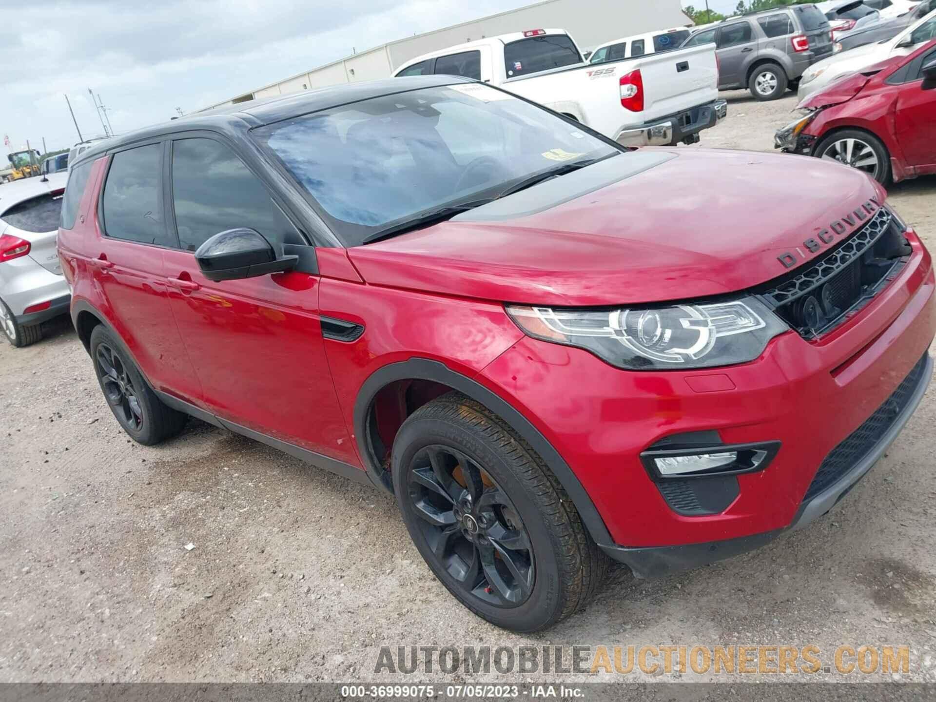 SALCT2BG2HH665630 LAND ROVER DISCOVERY SPORT 2017