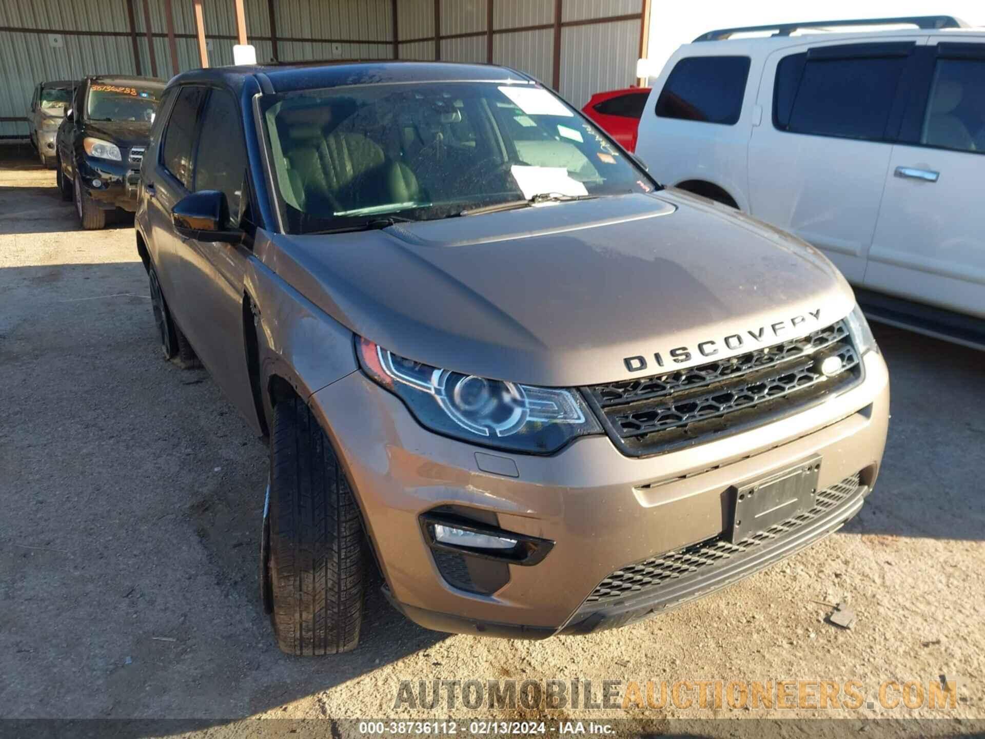 SALCT2BG4GH565060 LAND ROVER DISCOVERY SPORT 2016