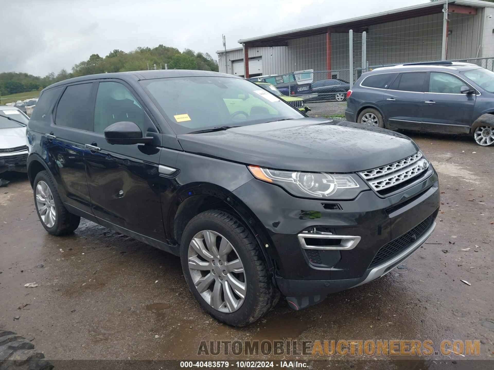 SALCT2BG4GH593666 LAND ROVER DISCOVERY SPORT 2016