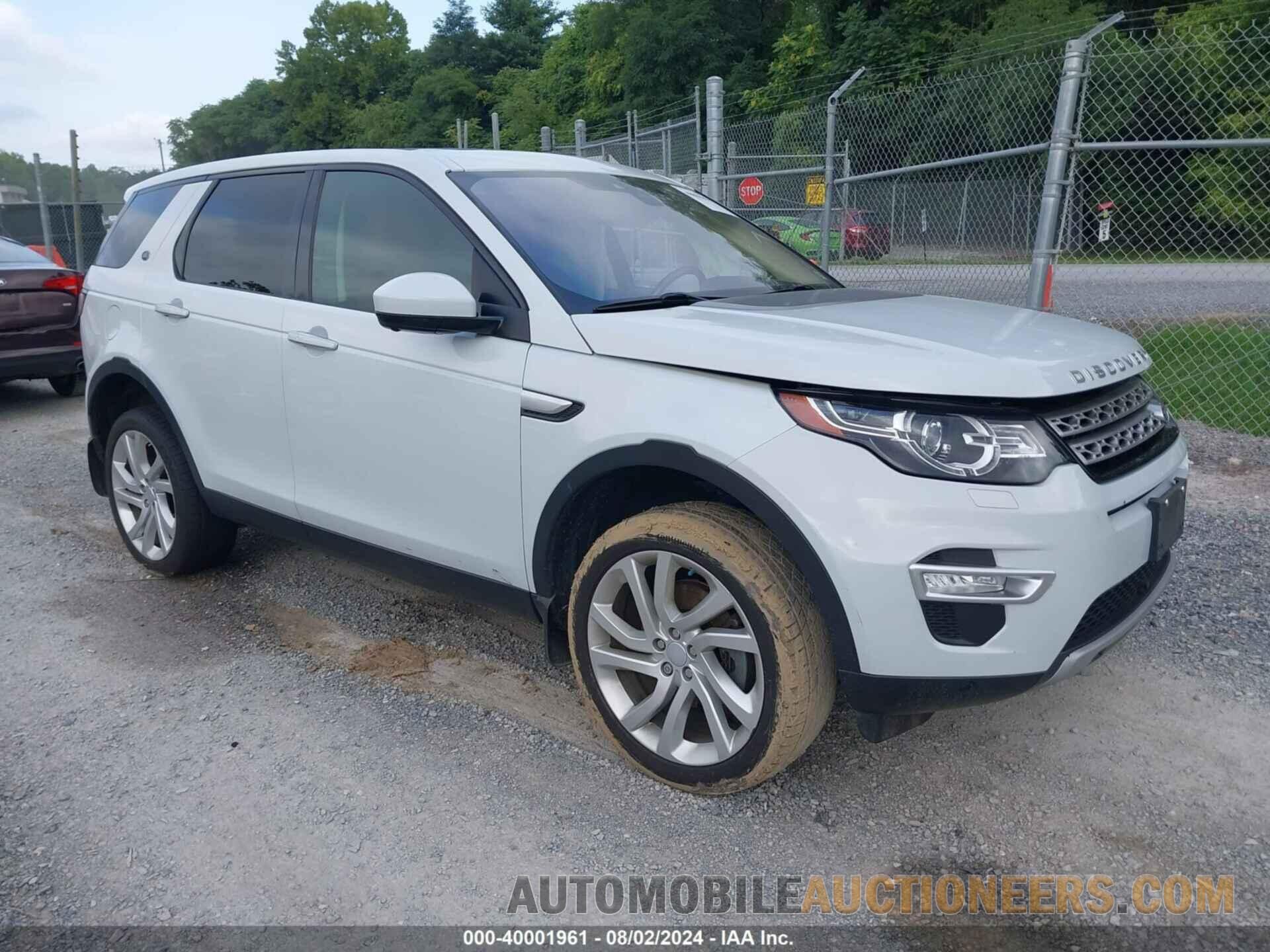 SALCT2BG6HH682138 LAND ROVER DISCOVERY SPORT 2017