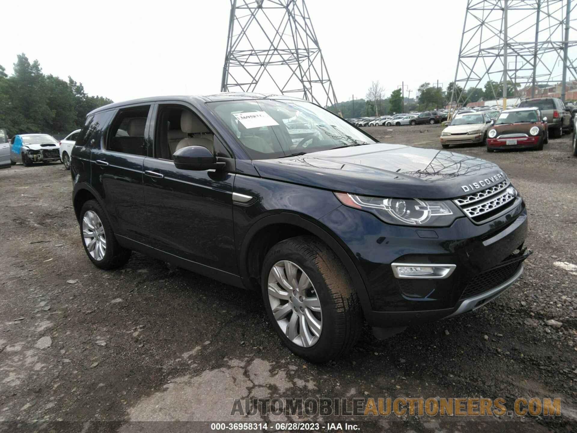 SALCT2BG8GH550626 LAND ROVER DISCOVERY SPORT 2016