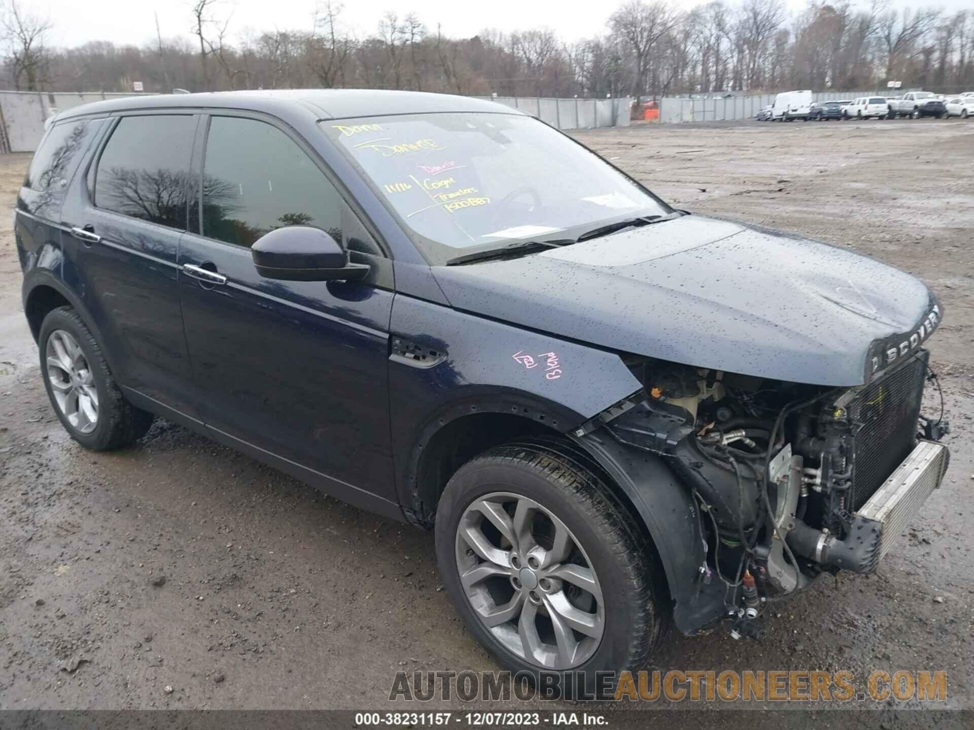 SALCT2BG8HH653322 LAND ROVER DISCOVERY SPORT 2017