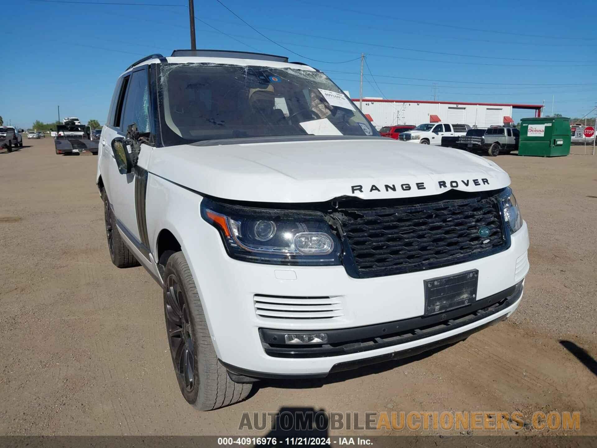 SALGR2FK2HA342590 LAND ROVER RANGE ROVER 2017