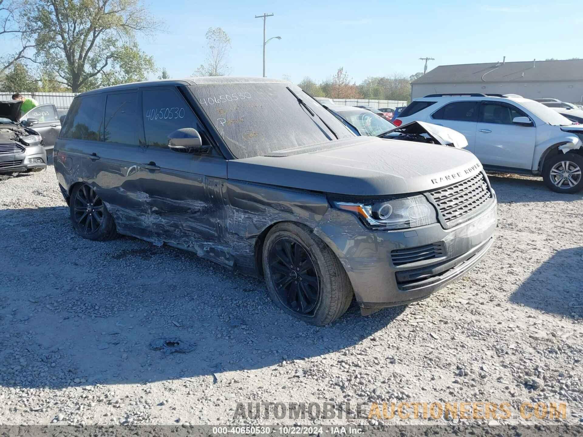 SALGR2FKXHA337590 LAND ROVER RANGE ROVER 2017