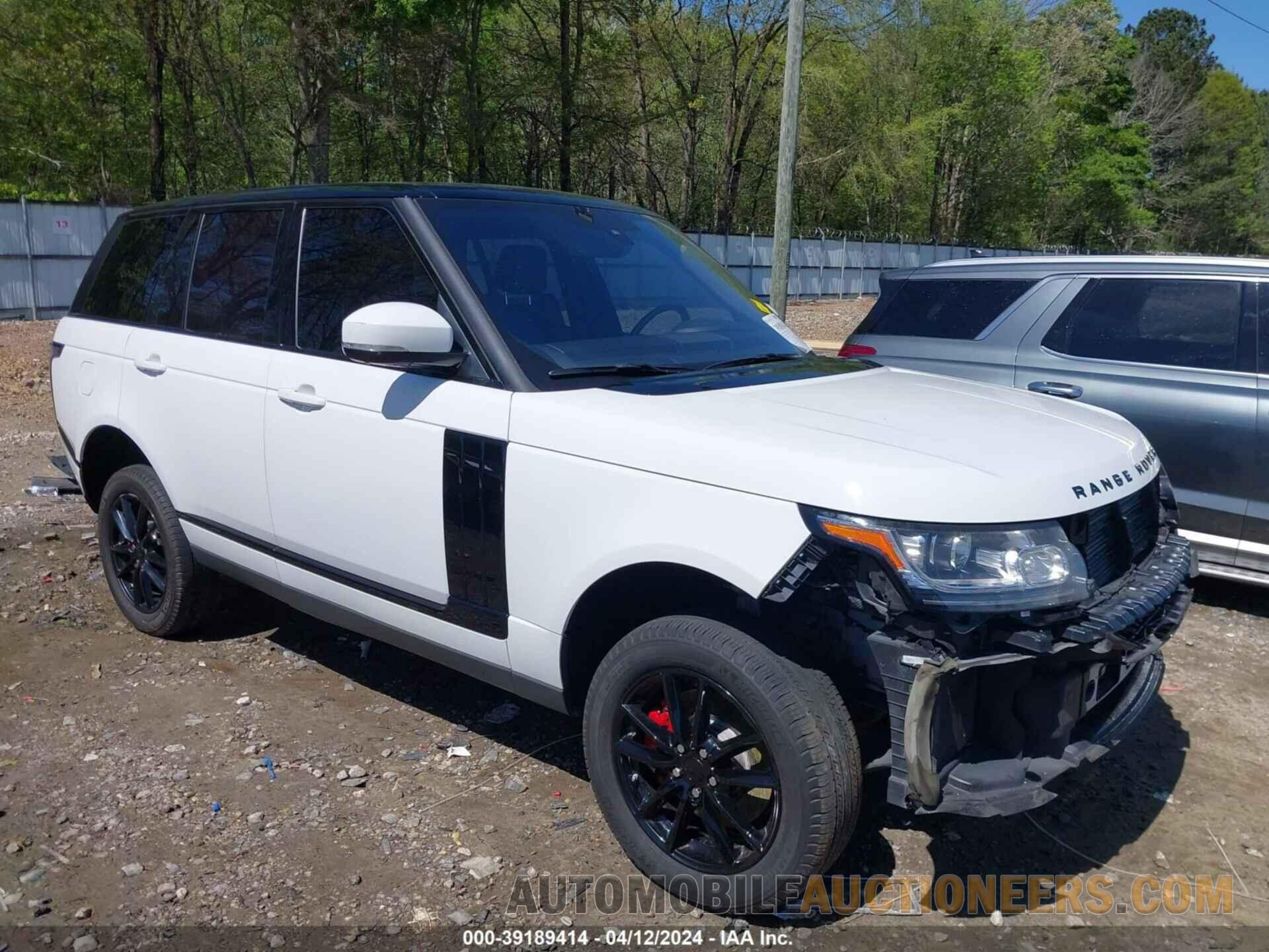 SALGR2KF5GA302608 LAND ROVER RANGE ROVER 2016