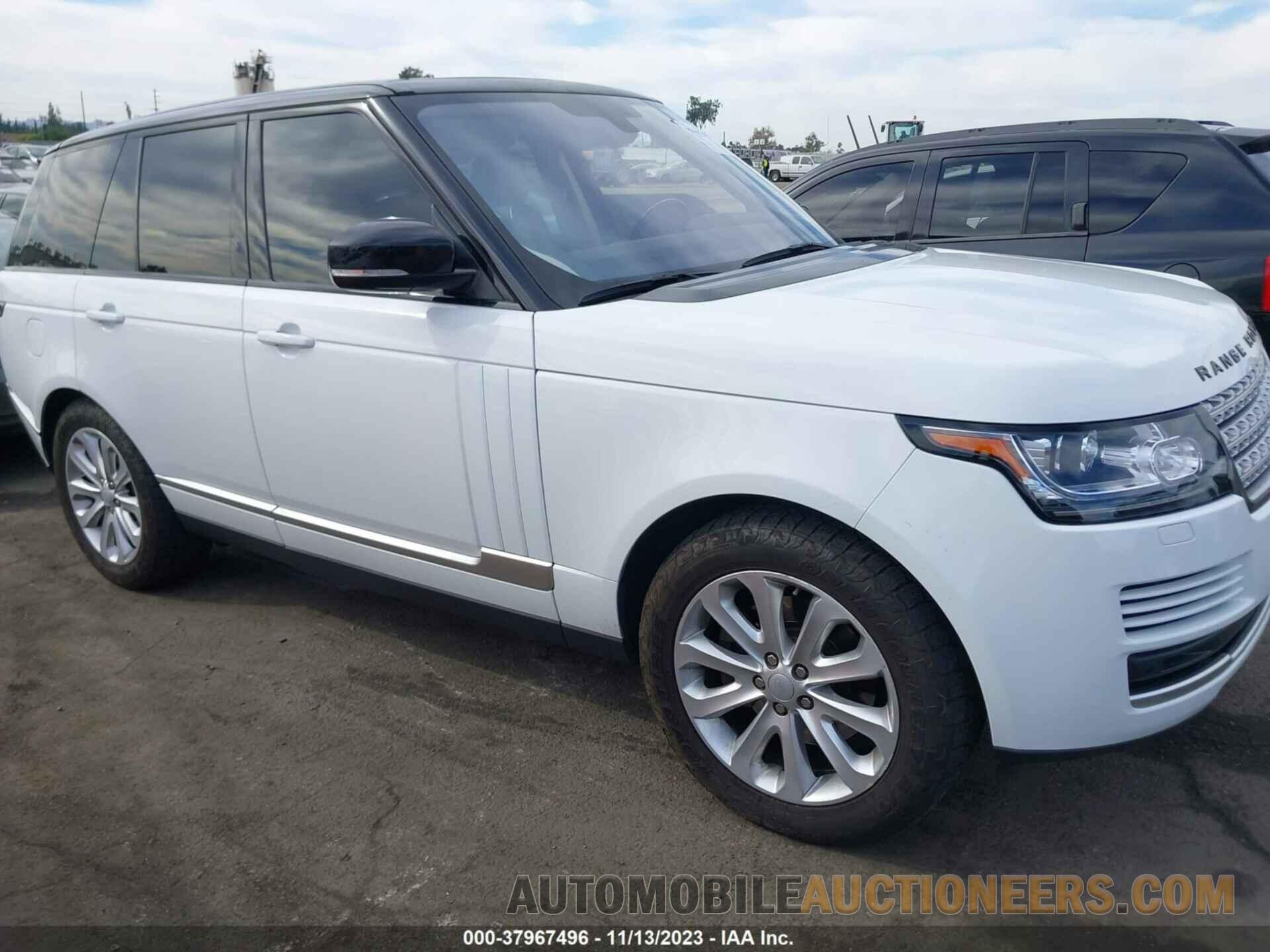 SALGR2KF8GA309598 LAND ROVER RANGE ROVER 2016