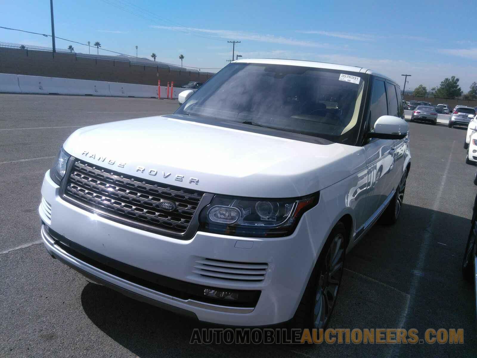 SALGR2KF9GA314342 Land Rover Range Rover 2016