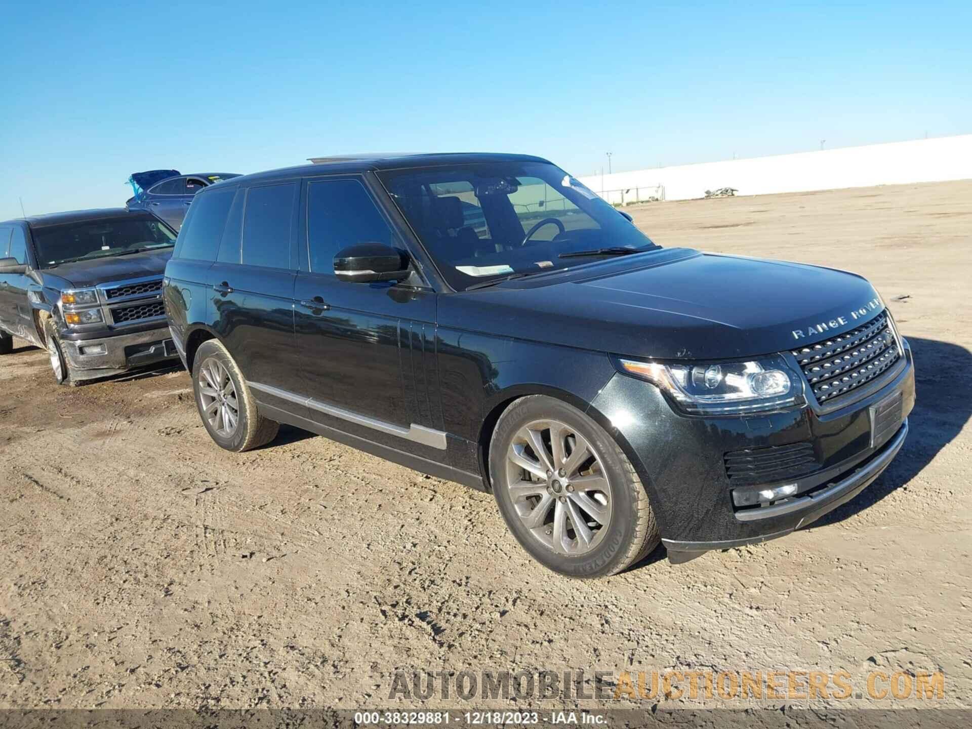 SALGR2PF2GA319813 LAND ROVER RANGE ROVER 2016