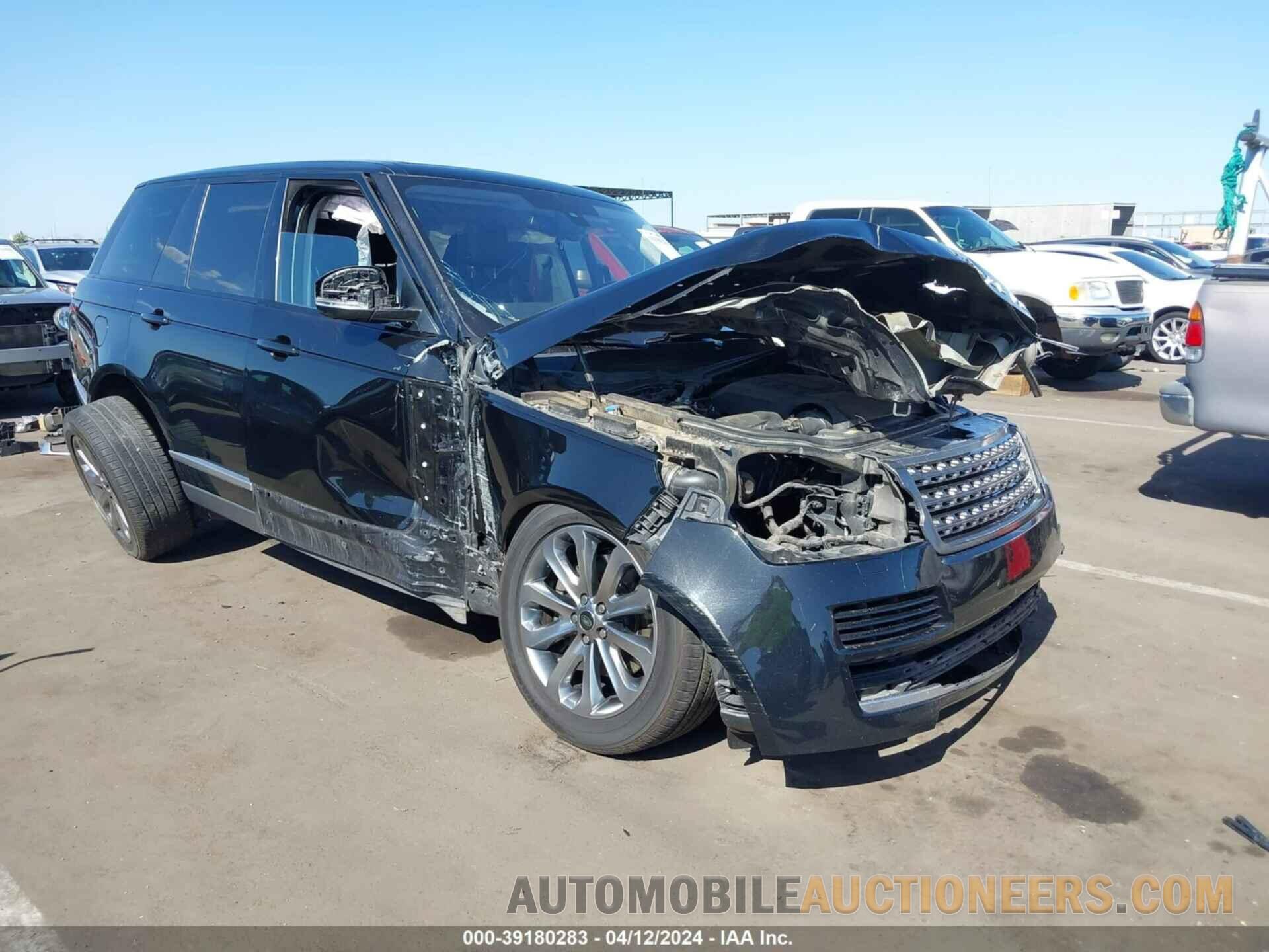 SALGR2PF7GA311674 LAND ROVER RANGE ROVER 2016