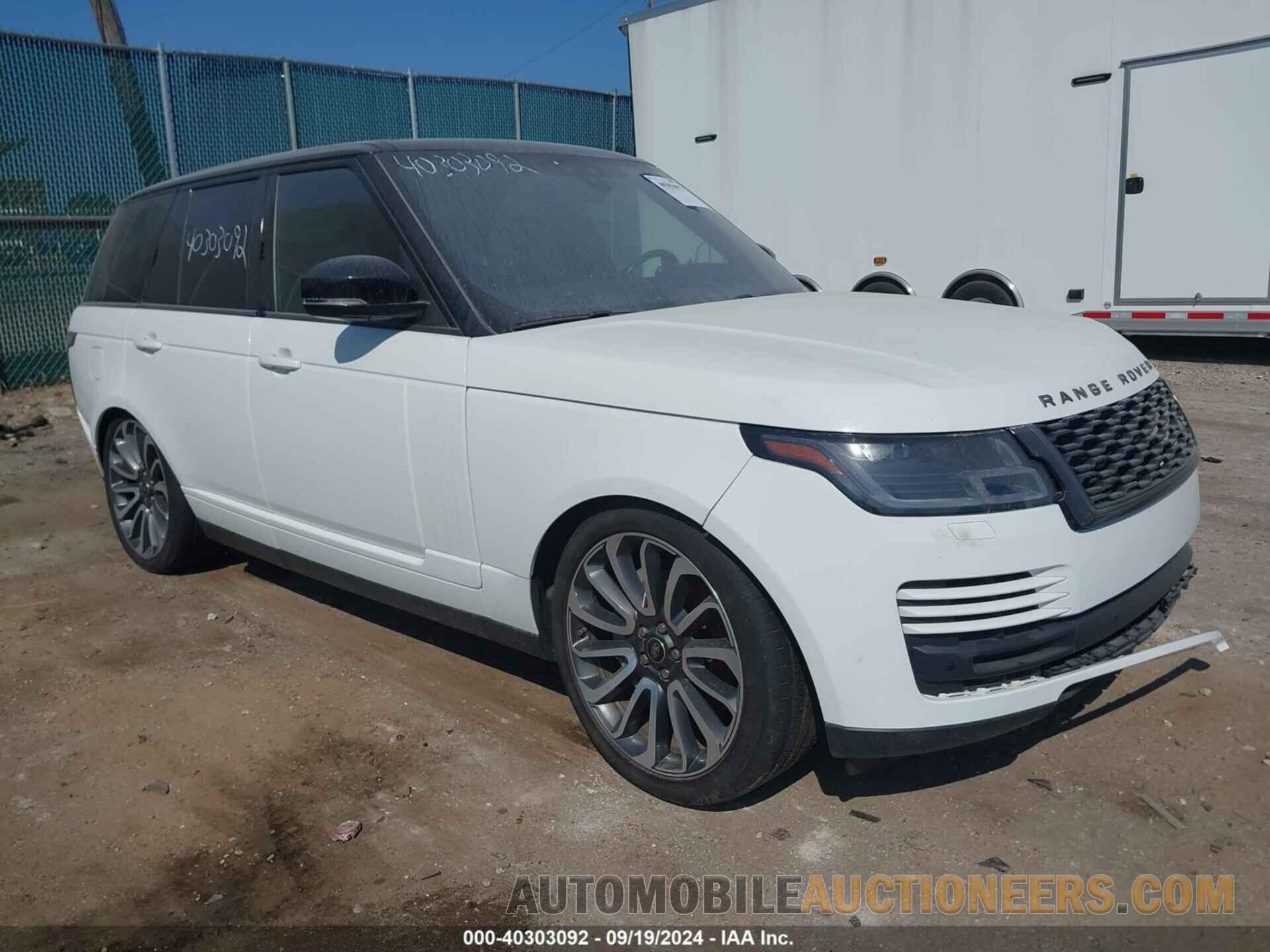 SALGR2RV7KA532527 LAND ROVER RANGE ROVER 2019