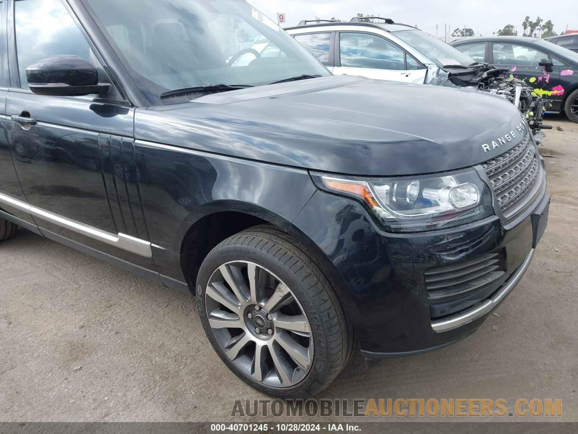 SALGR2VF0FA206329 LAND ROVER RANGE ROVER 2015