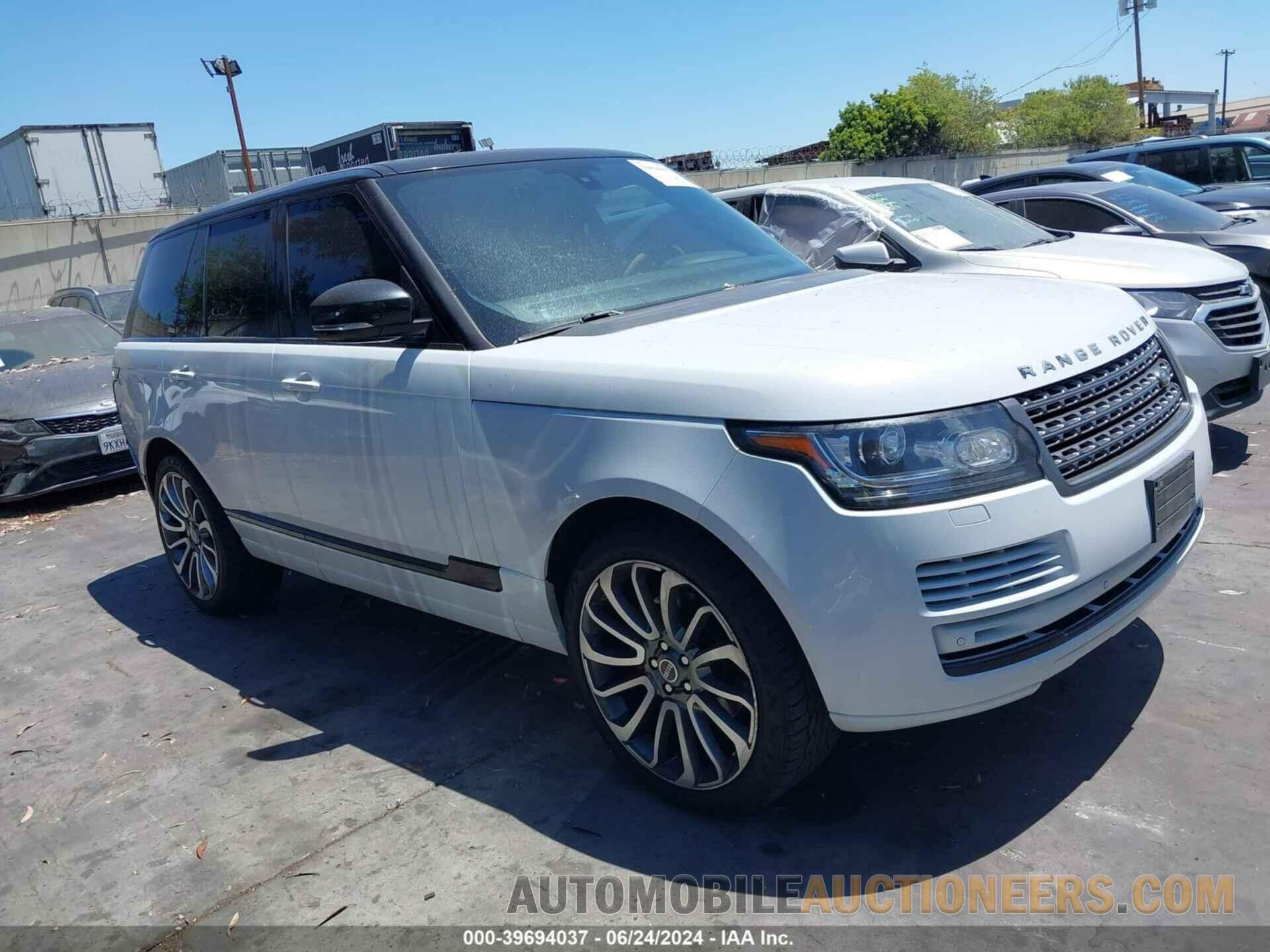 SALGR2VF2FA226372 LAND ROVER RANGE ROVER 2015