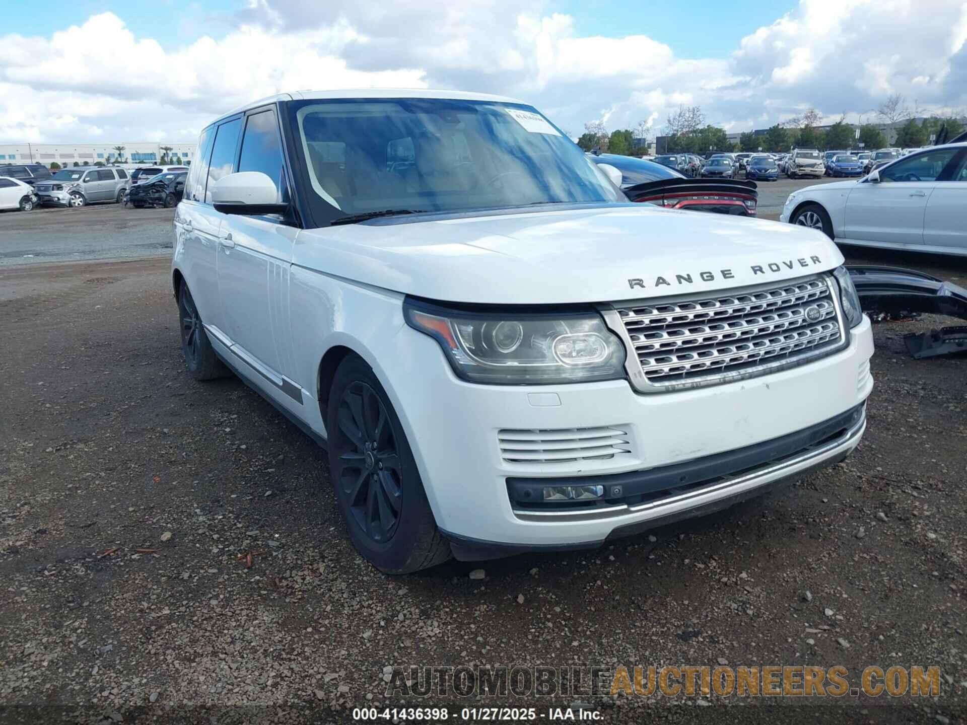 SALGS2DF1DA100751 LAND ROVER RANGE ROVER 2013