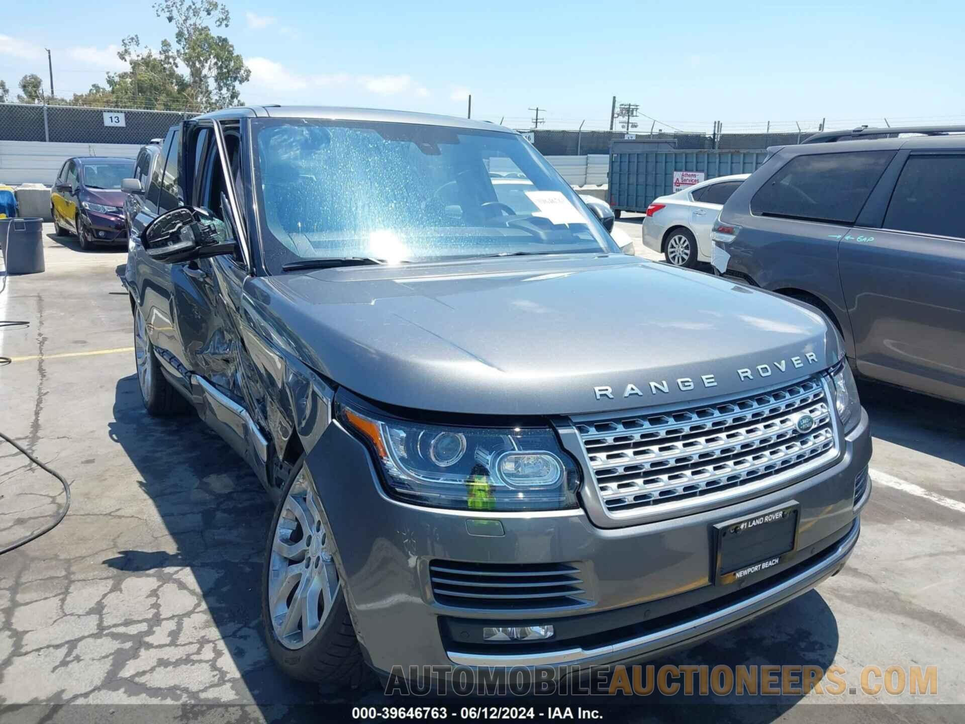 SALGS2EF0GA265225 LAND ROVER RANGE ROVER 2016