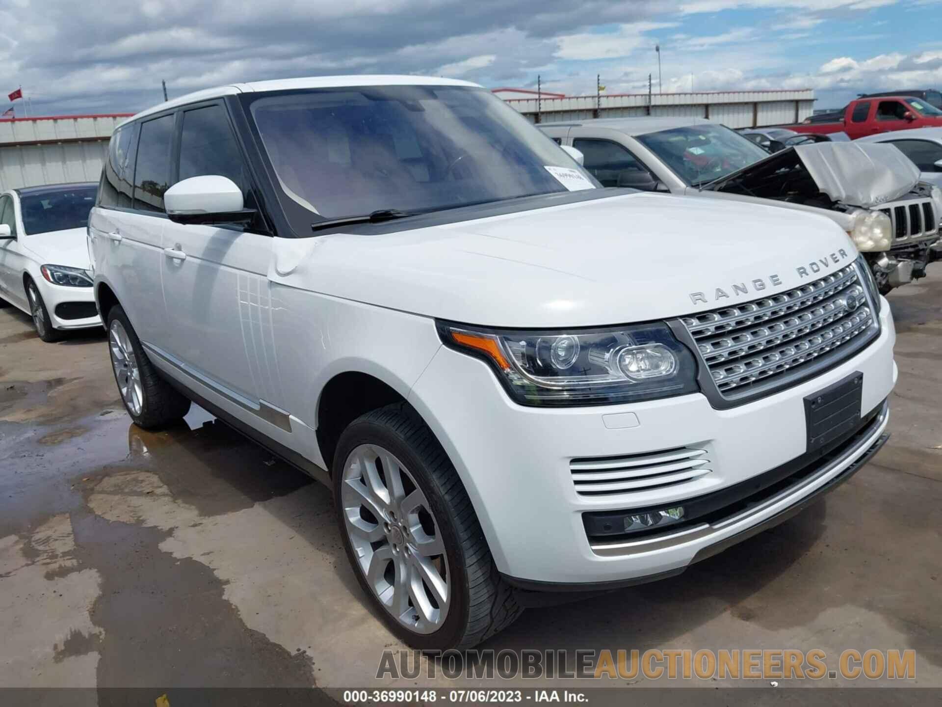 SALGS2EF0GA278606 LAND ROVER RANGE ROVER 2016