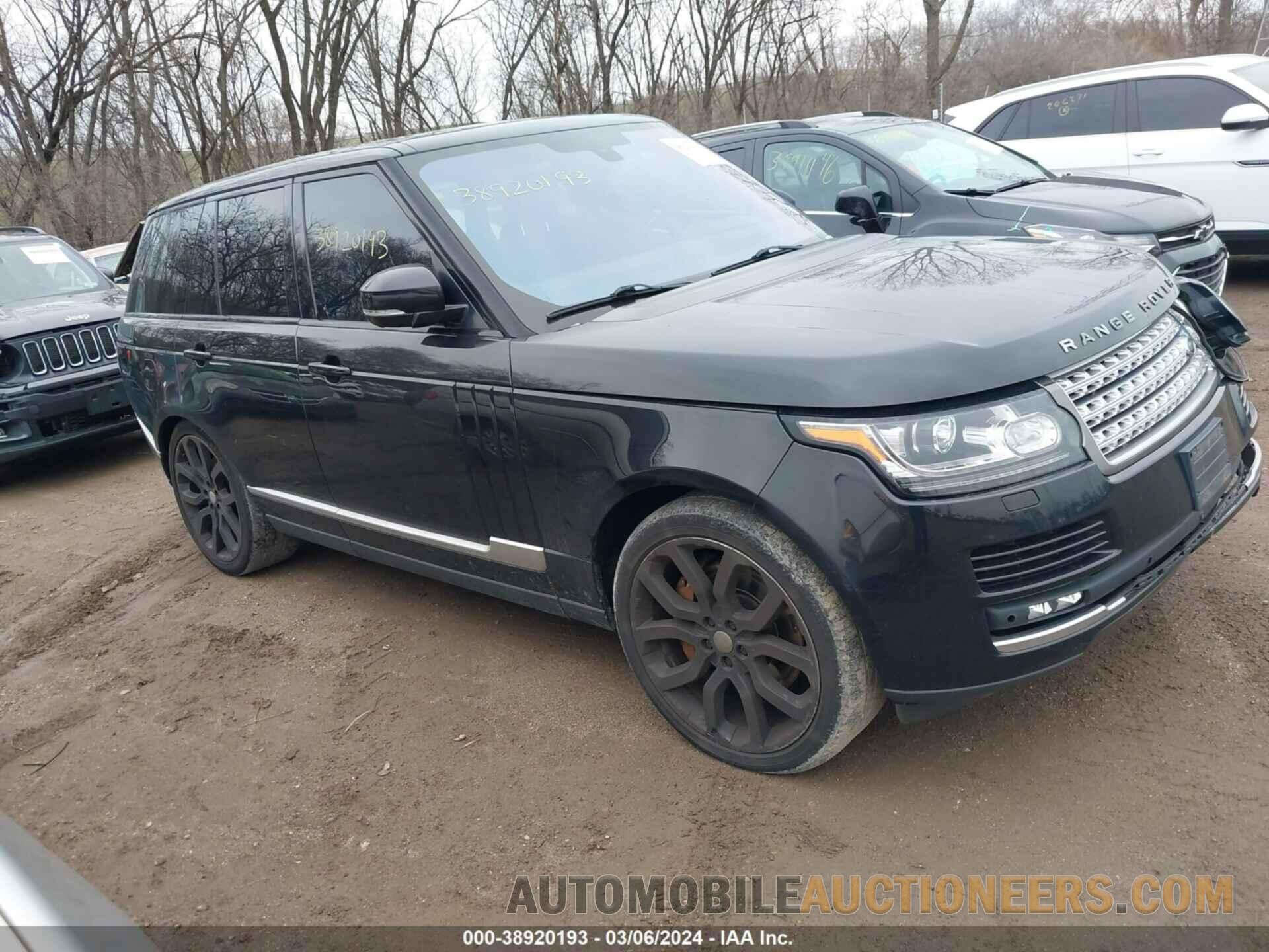 SALGS2EF0GA282140 LAND ROVER RANGE ROVER 2016