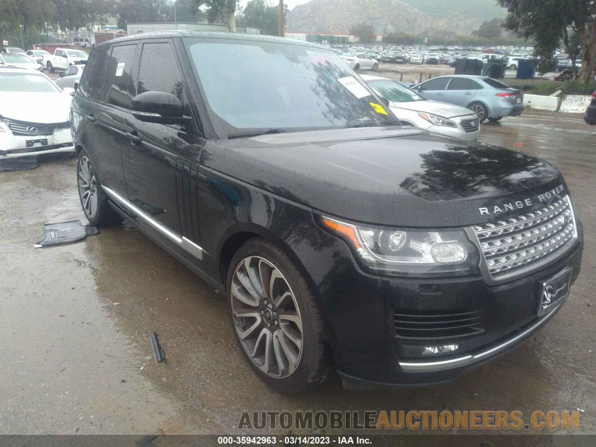 SALGS2EF0GA302550 LAND ROVER RANGE ROVER 2016