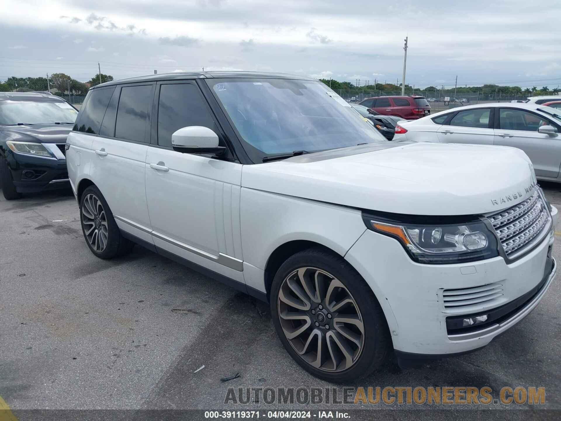 SALGS2EF1GA290344 LAND ROVER RANGE ROVER 2016