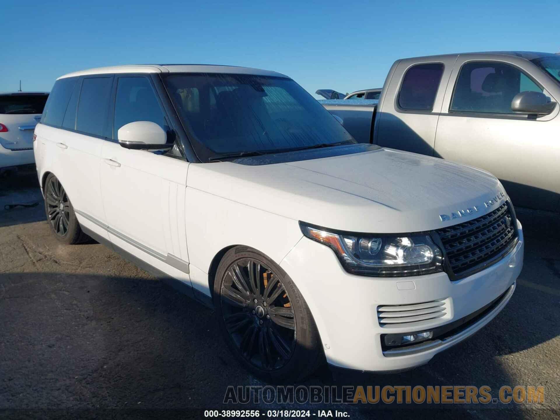 SALGS2EF1GA301598 LAND ROVER RANGE ROVER 2016