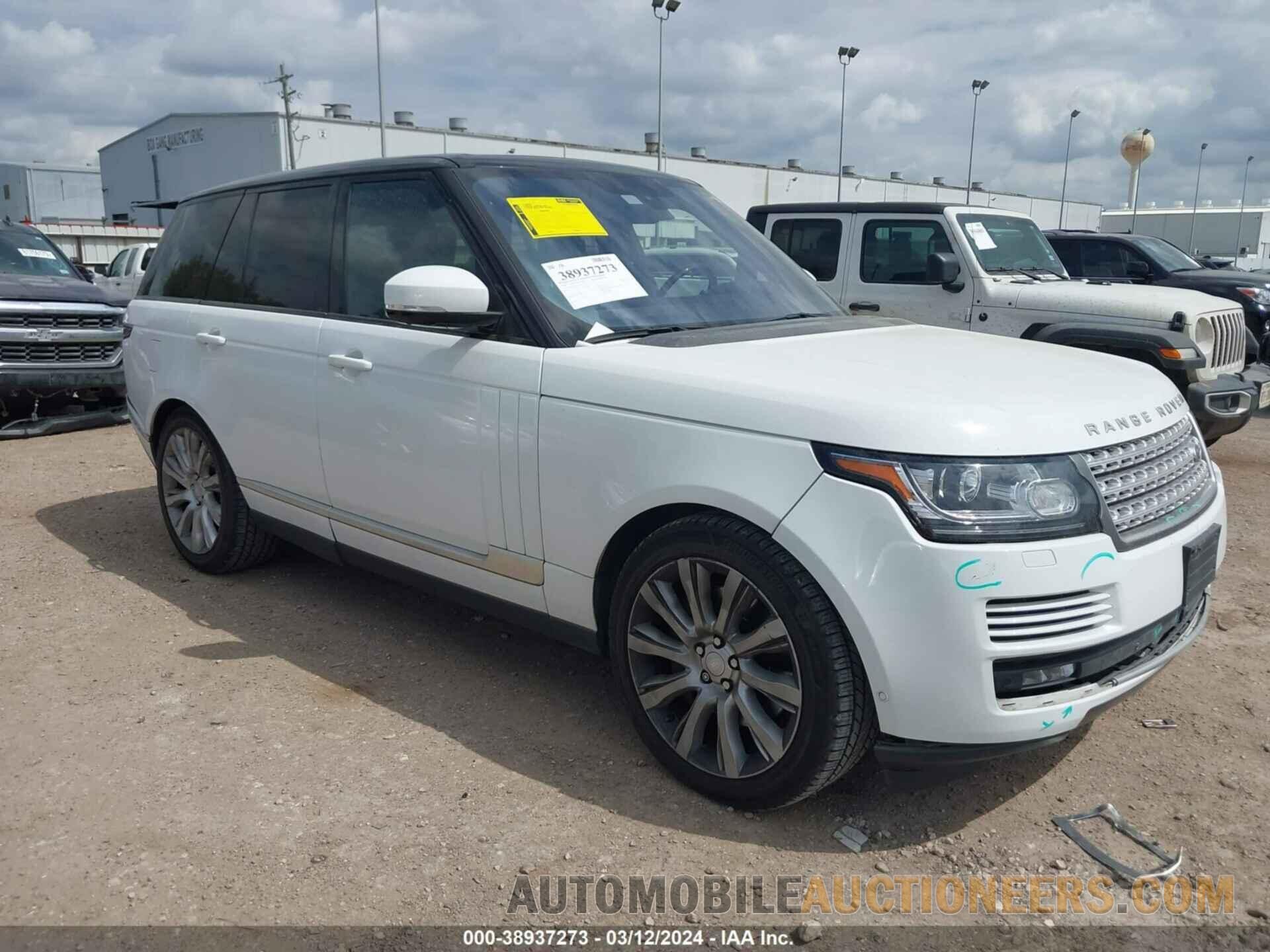 SALGS2EF1GA302041 LAND ROVER RANGE ROVER 2016