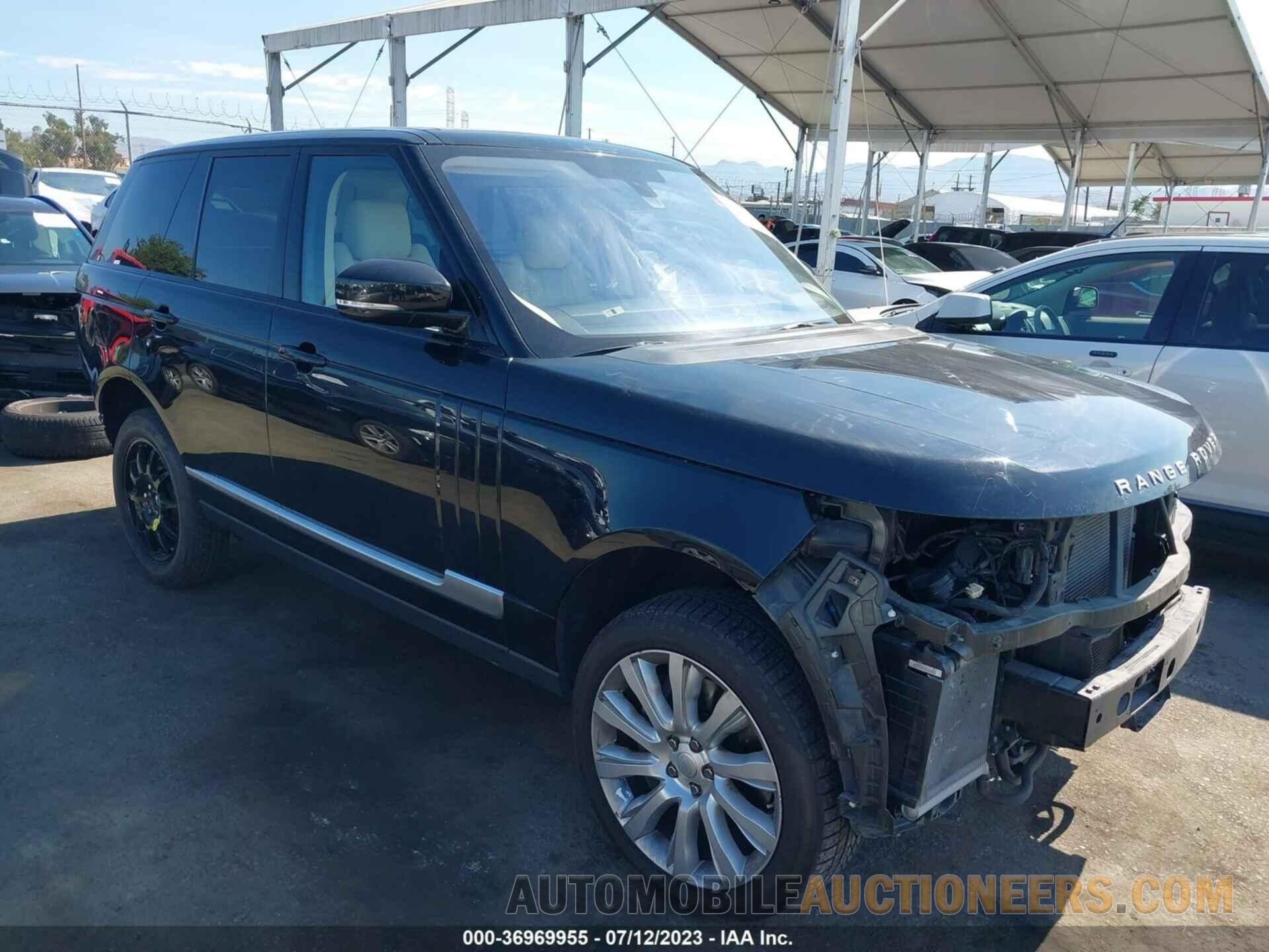 SALGS2EF2GA245431 LAND ROVER RANGE ROVER 2016