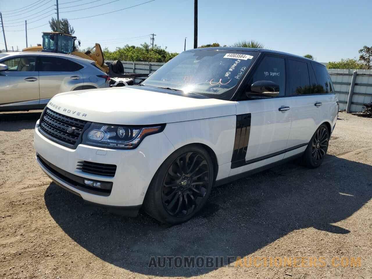 SALGS2EF2GA301755 LAND ROVER RANGEROVER 2016