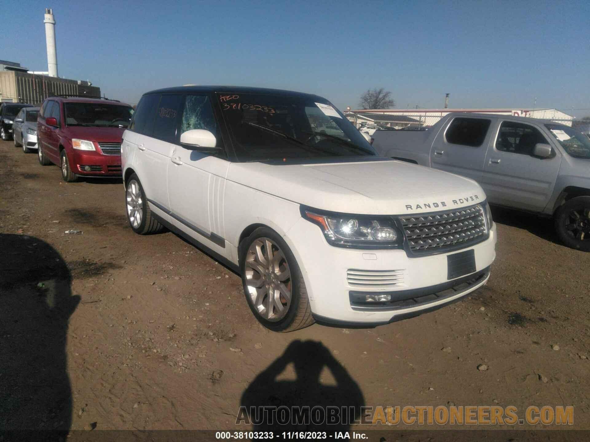 SALGS2EF3GA250878 LAND ROVER RANGE ROVER 2016