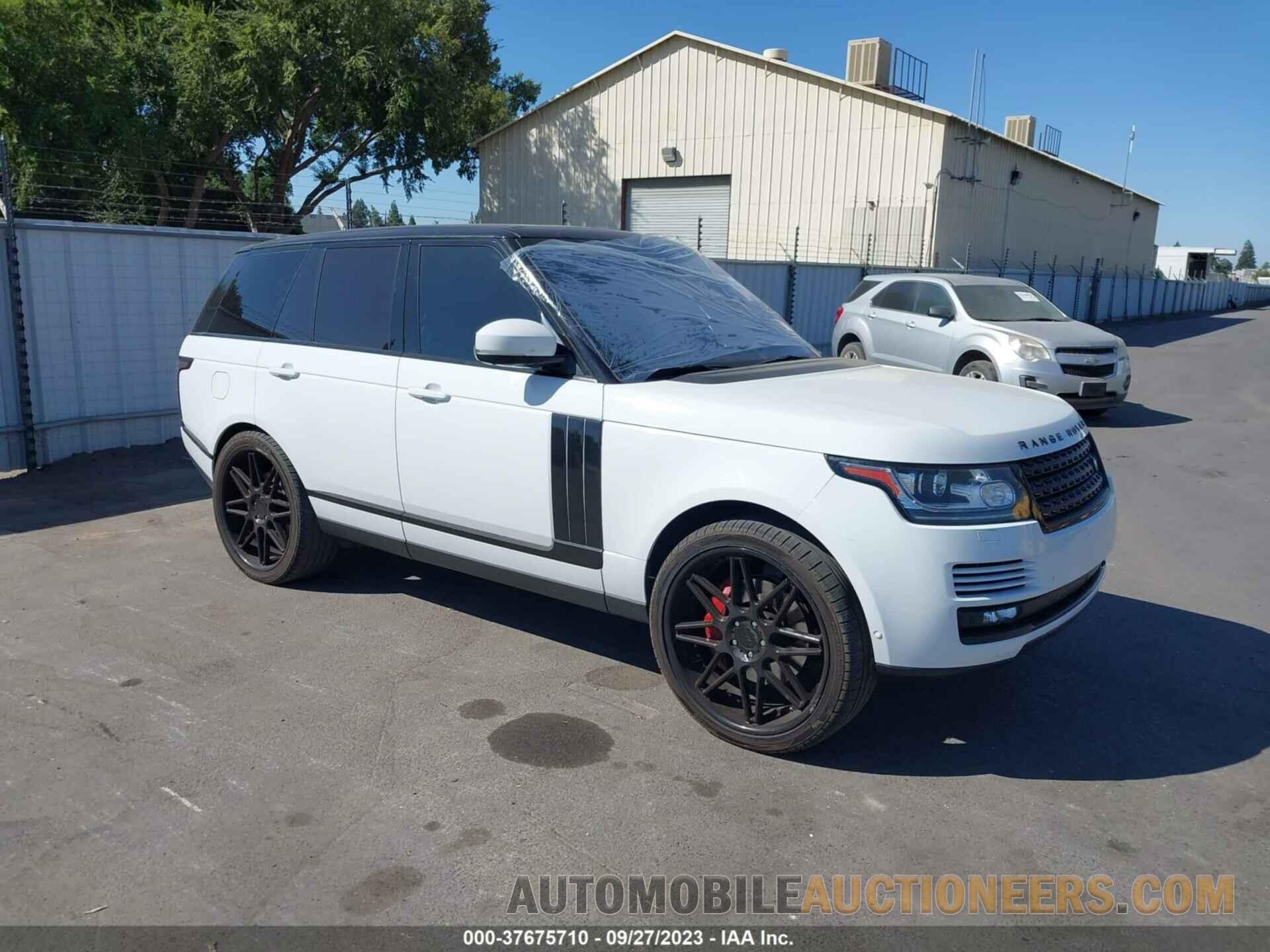 SALGS2EF3GA303983 LAND ROVER RANGE ROVER 2016