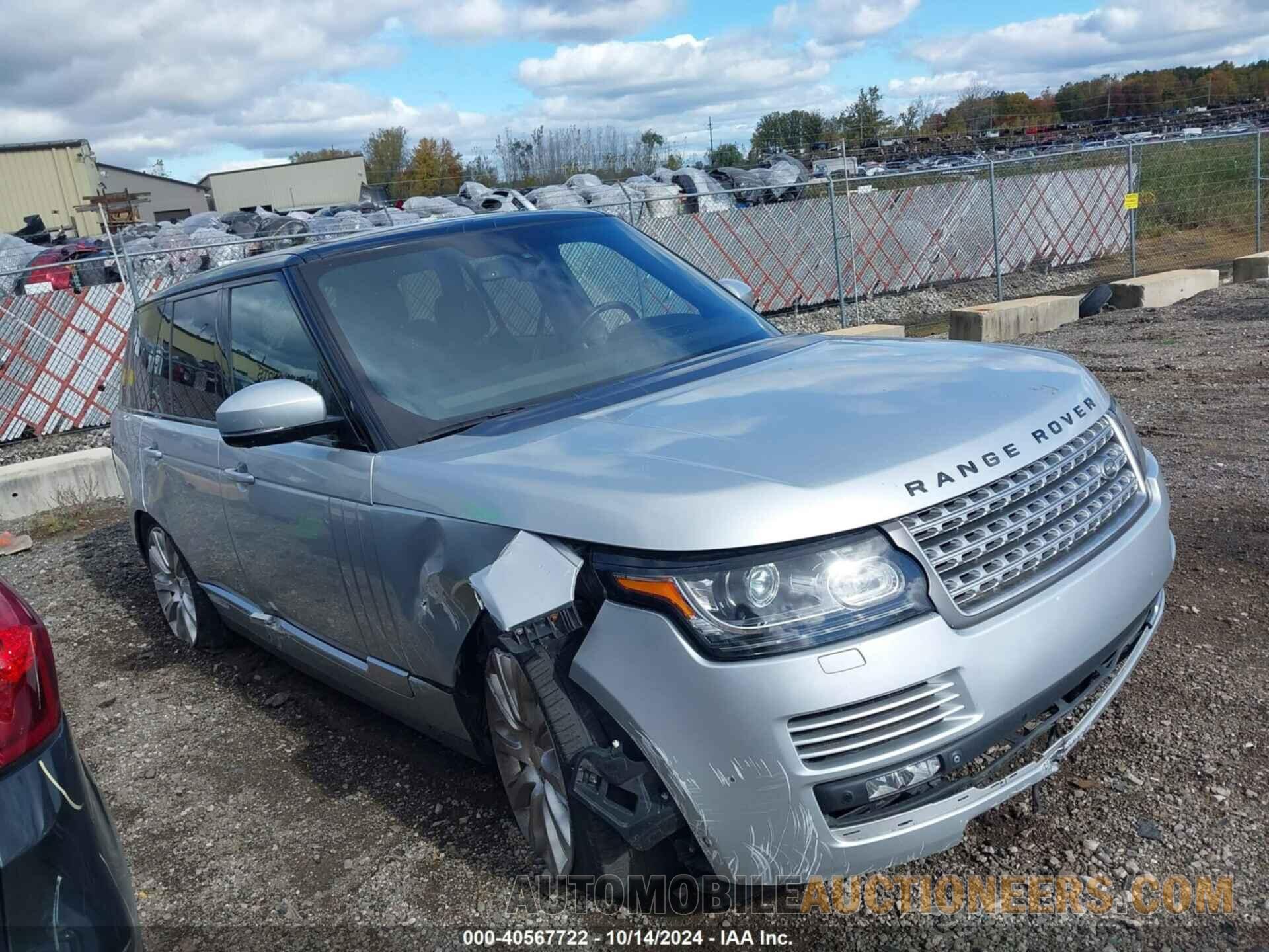 SALGS2EF4EA150978 LAND ROVER RANGE ROVER 2014